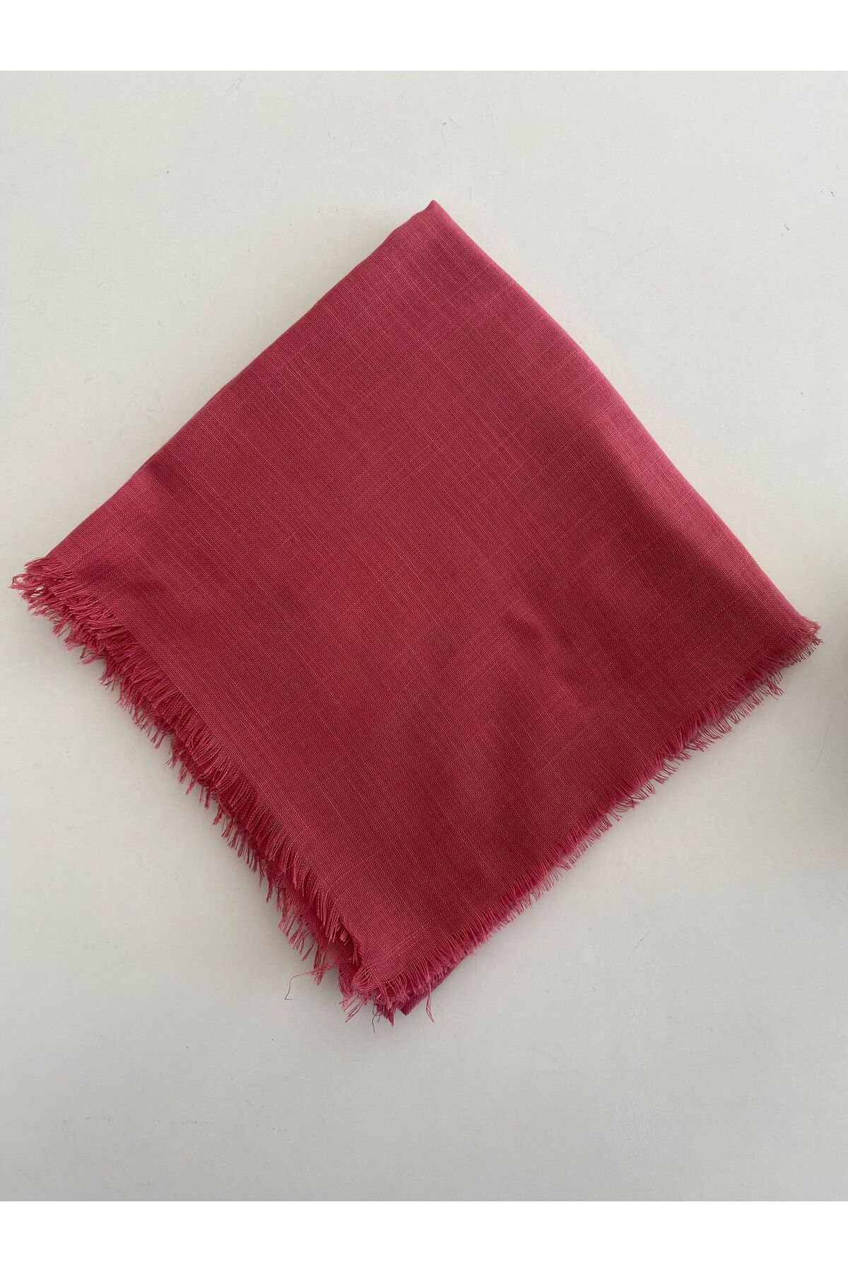 Düz Renk Tülbent Yazma - pembe