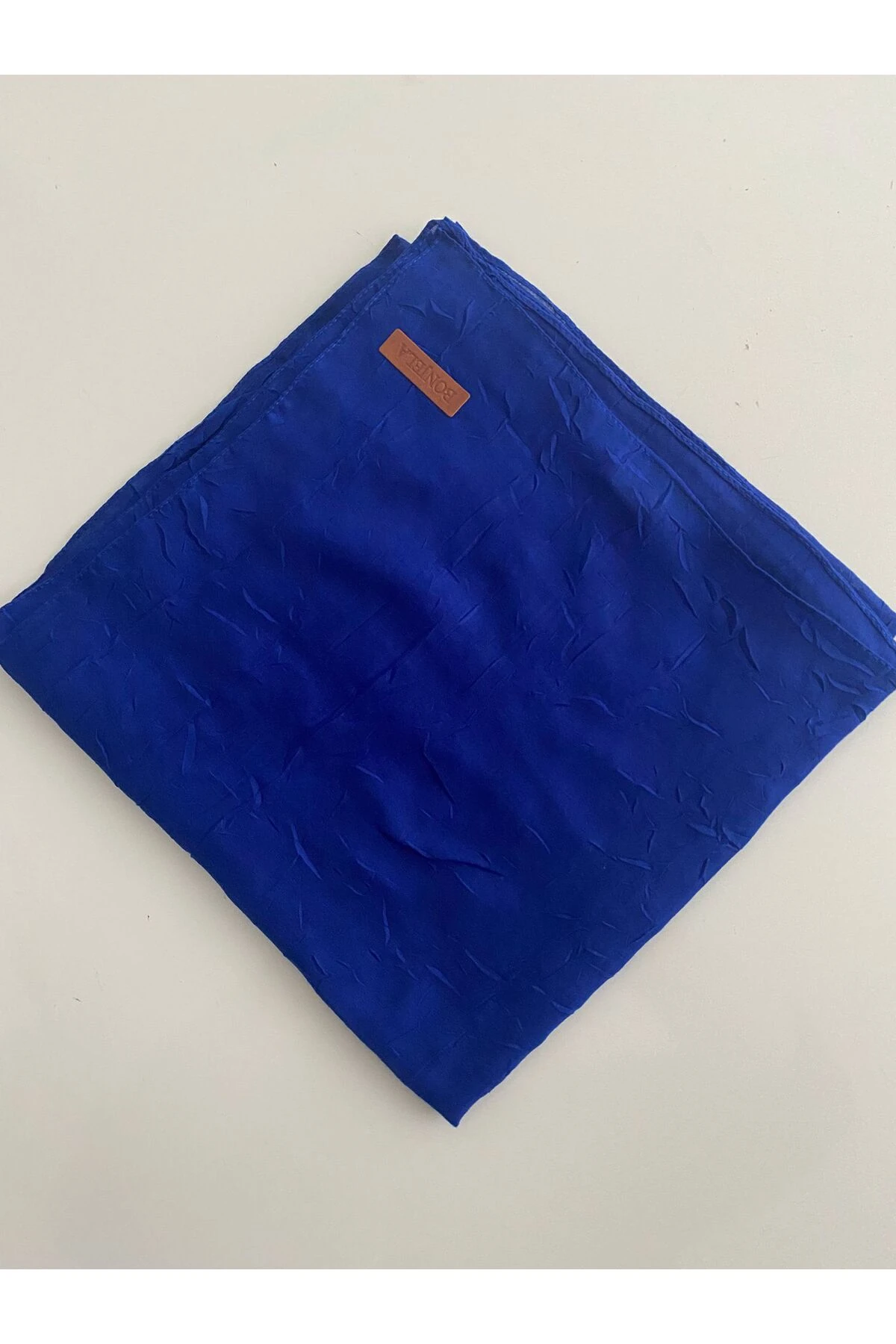 Bambu Kraş Eşarp - saks