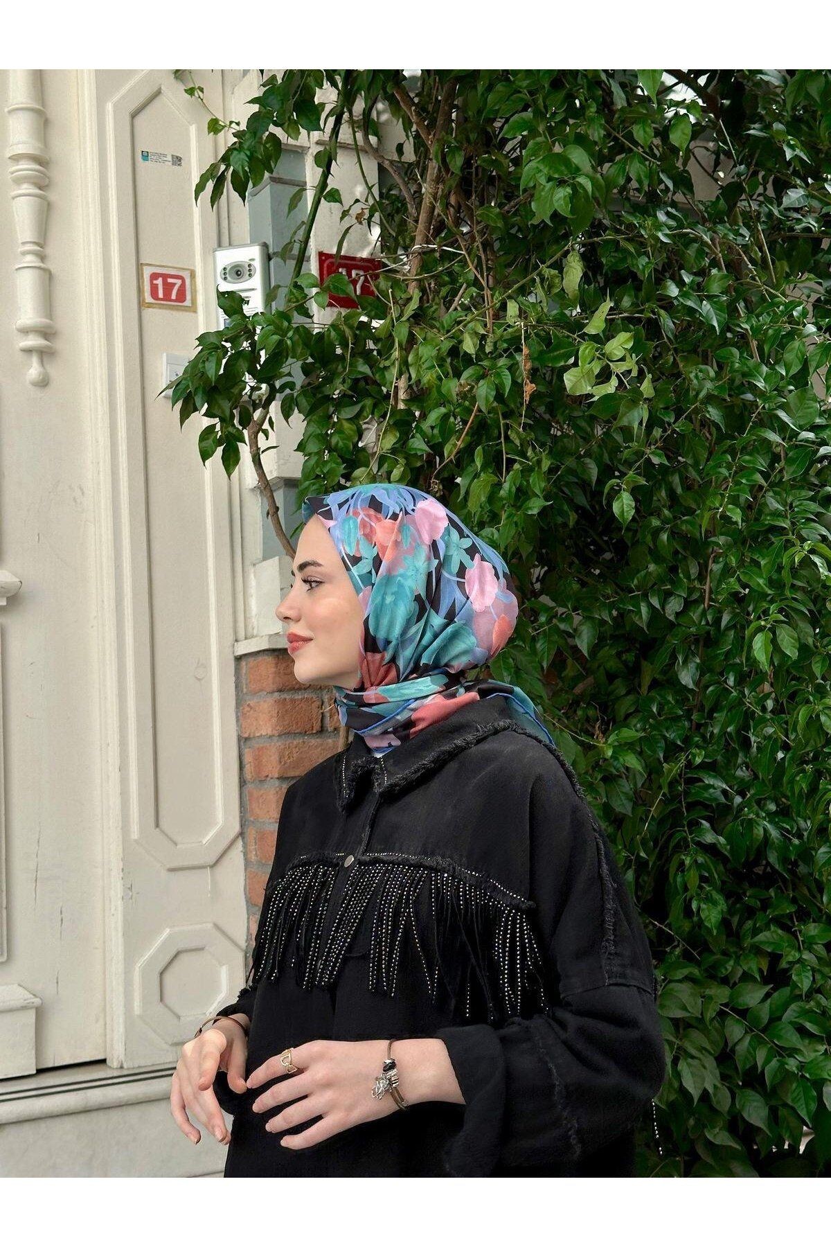 Pera Desen İnce Pamuk Eşarp