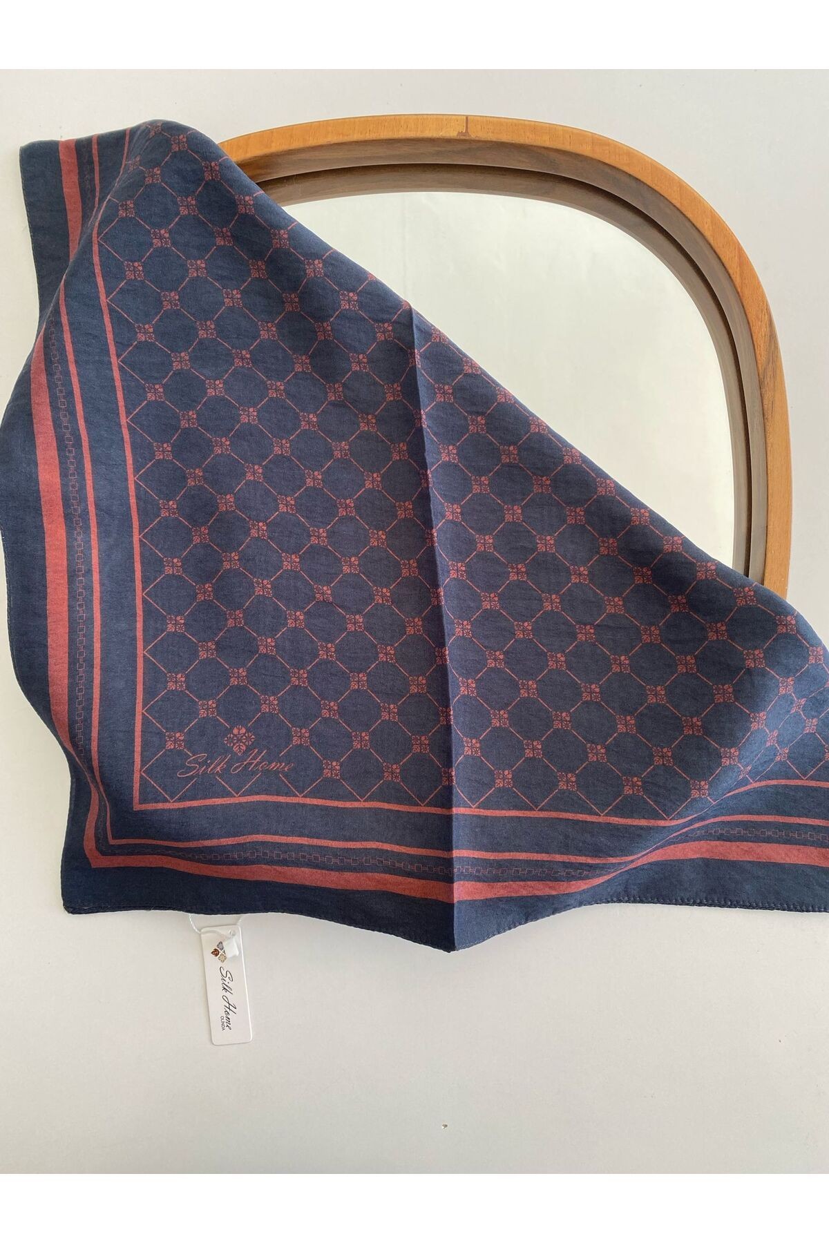 Monogram Desen Olinda Eşarp - antrasit