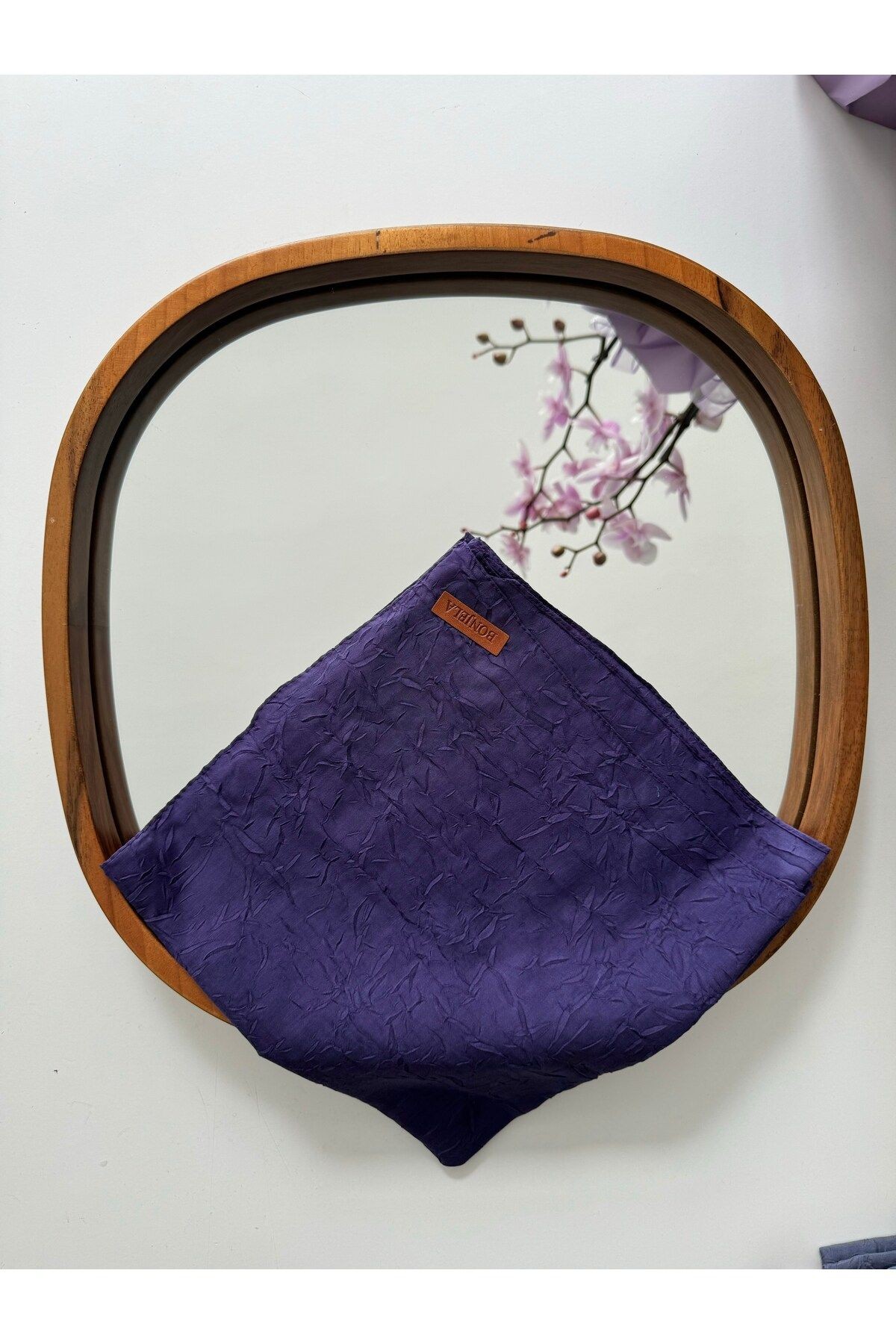 Bambu Kraş Eşarp - mor