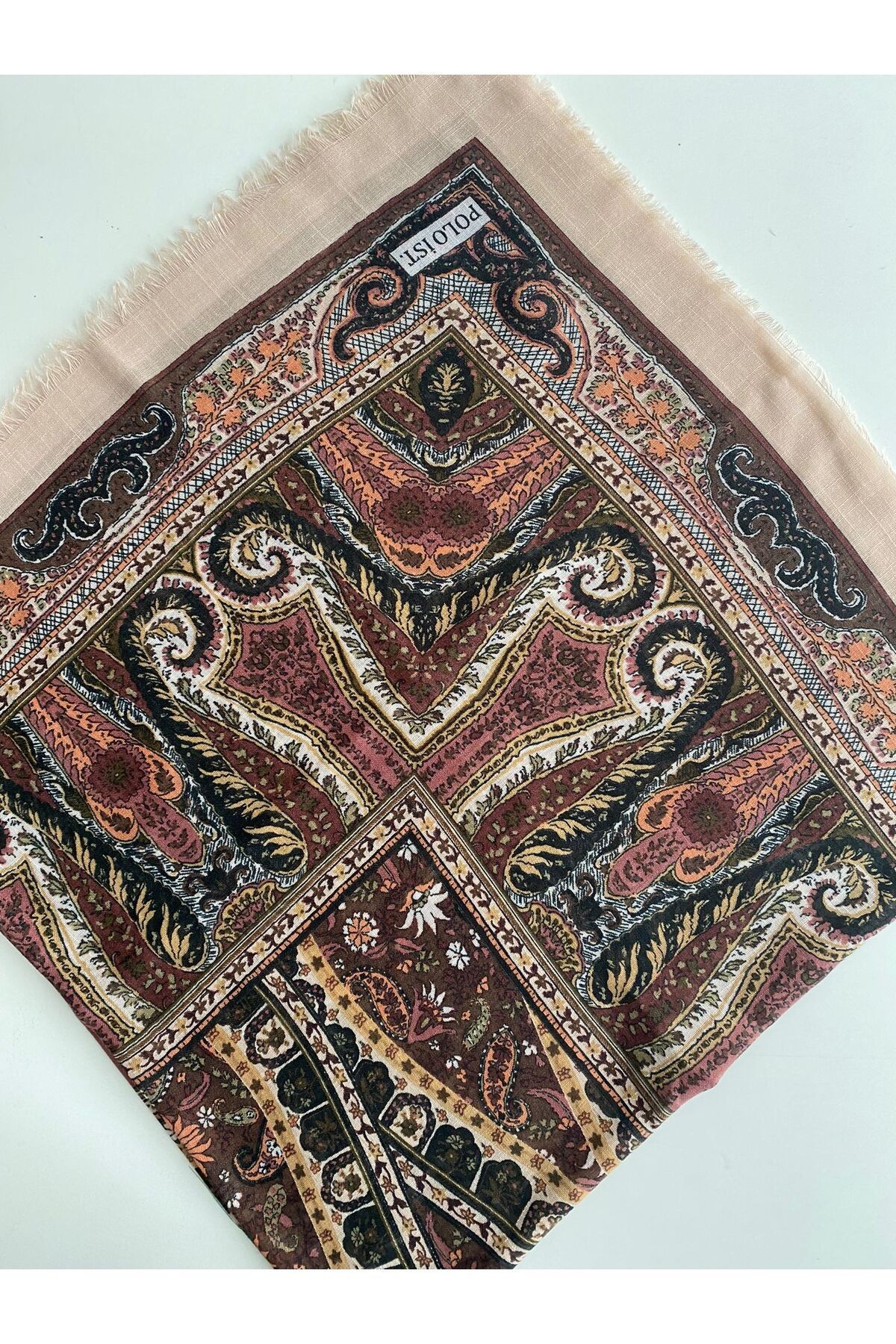 Eser Desen Tülbent Yazma - pudra