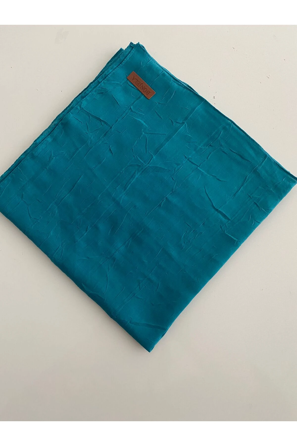 Bambu Kraş Eşarp - turkuaz