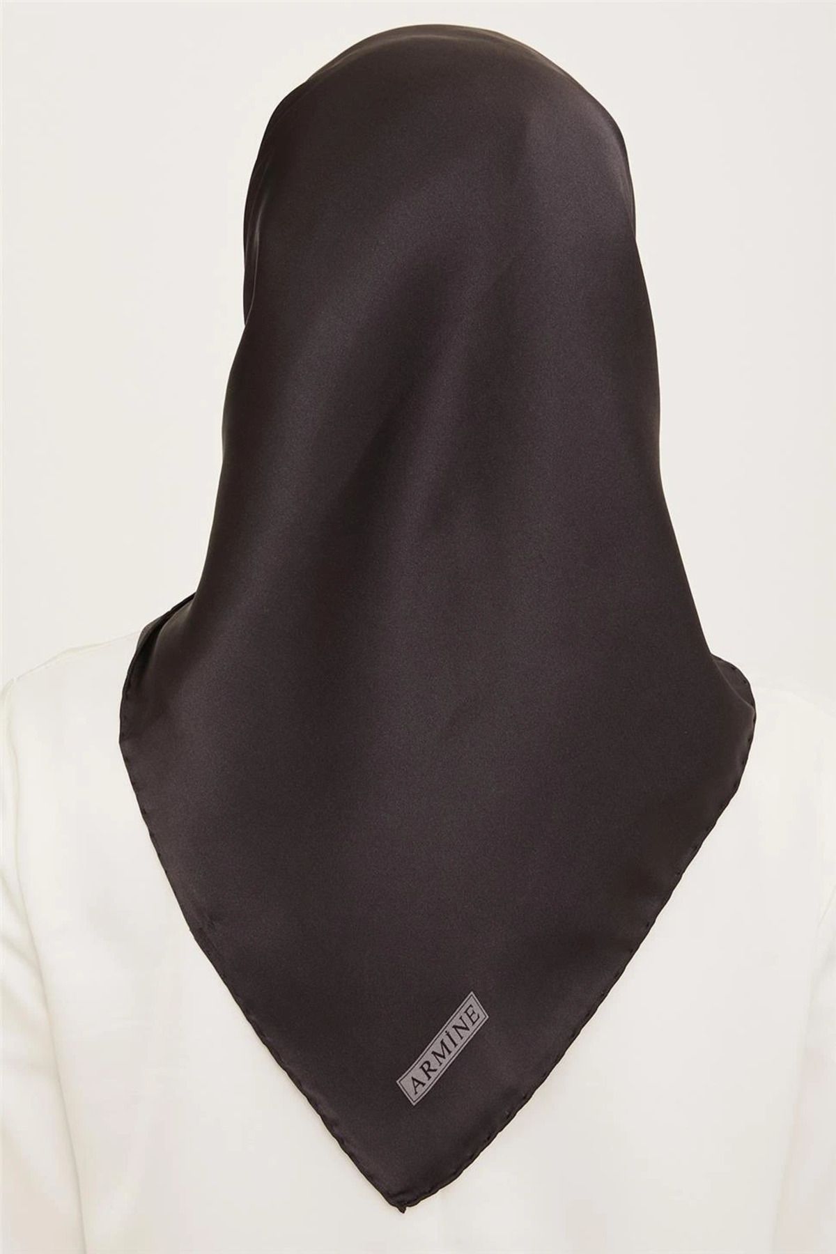 Düz Renk Twill İpek Eşarp