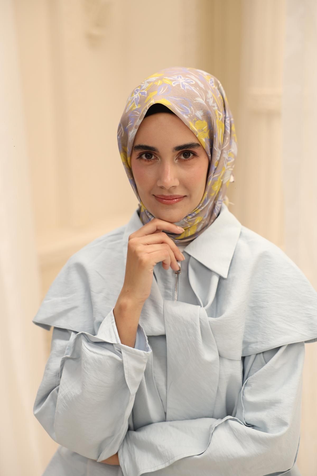 Neva Desen Soft Pamuk Eşarp