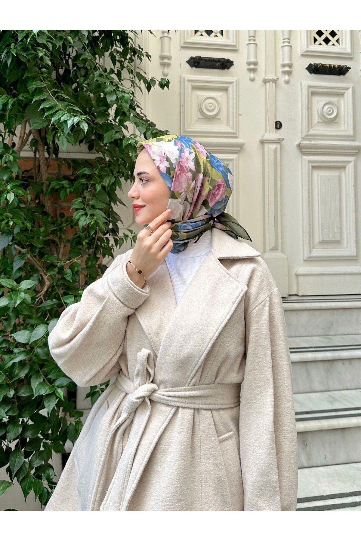 Pera Desen İnce Pamuk Eşarp