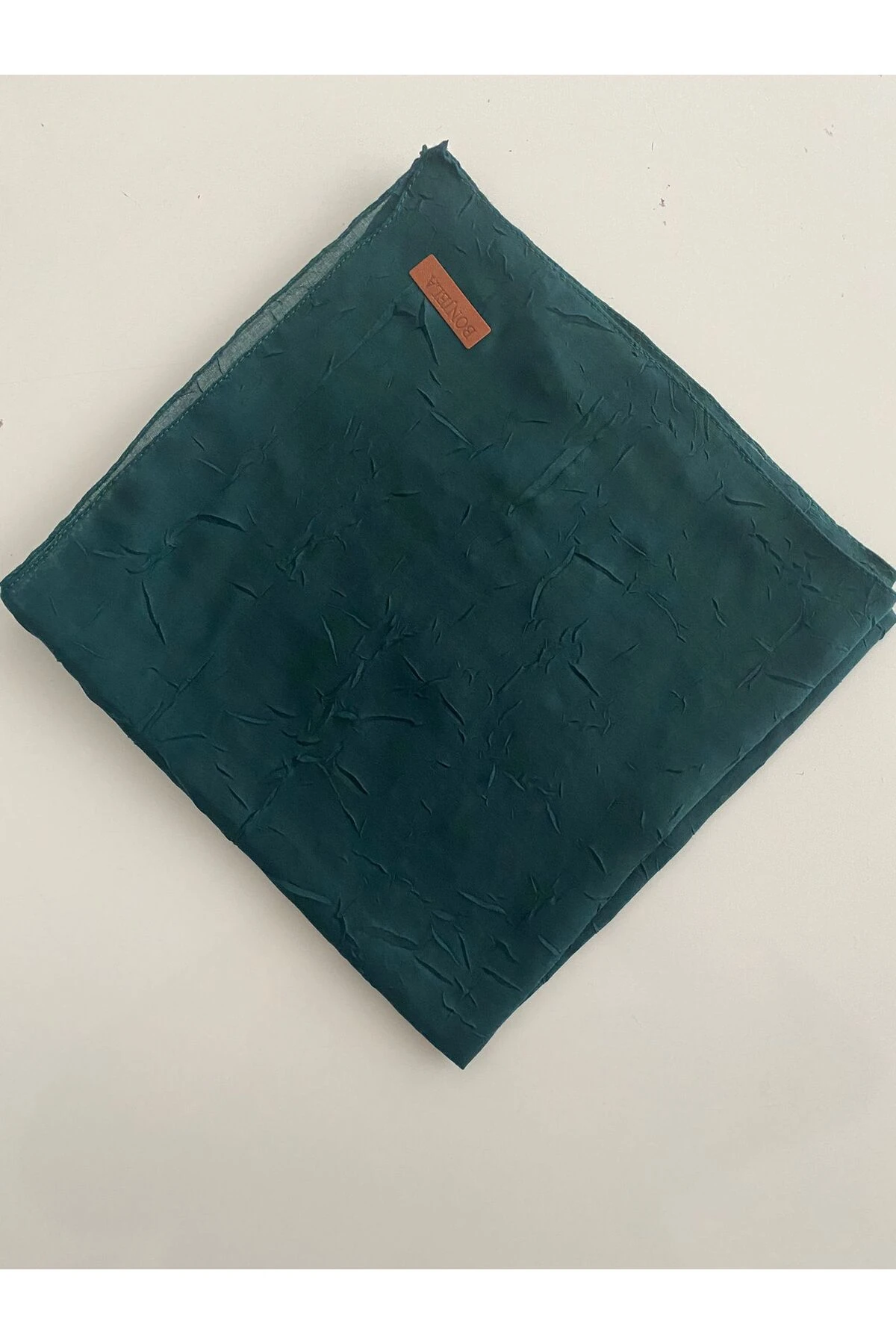 Bambu Kraş Eşarp - koyu yeşil