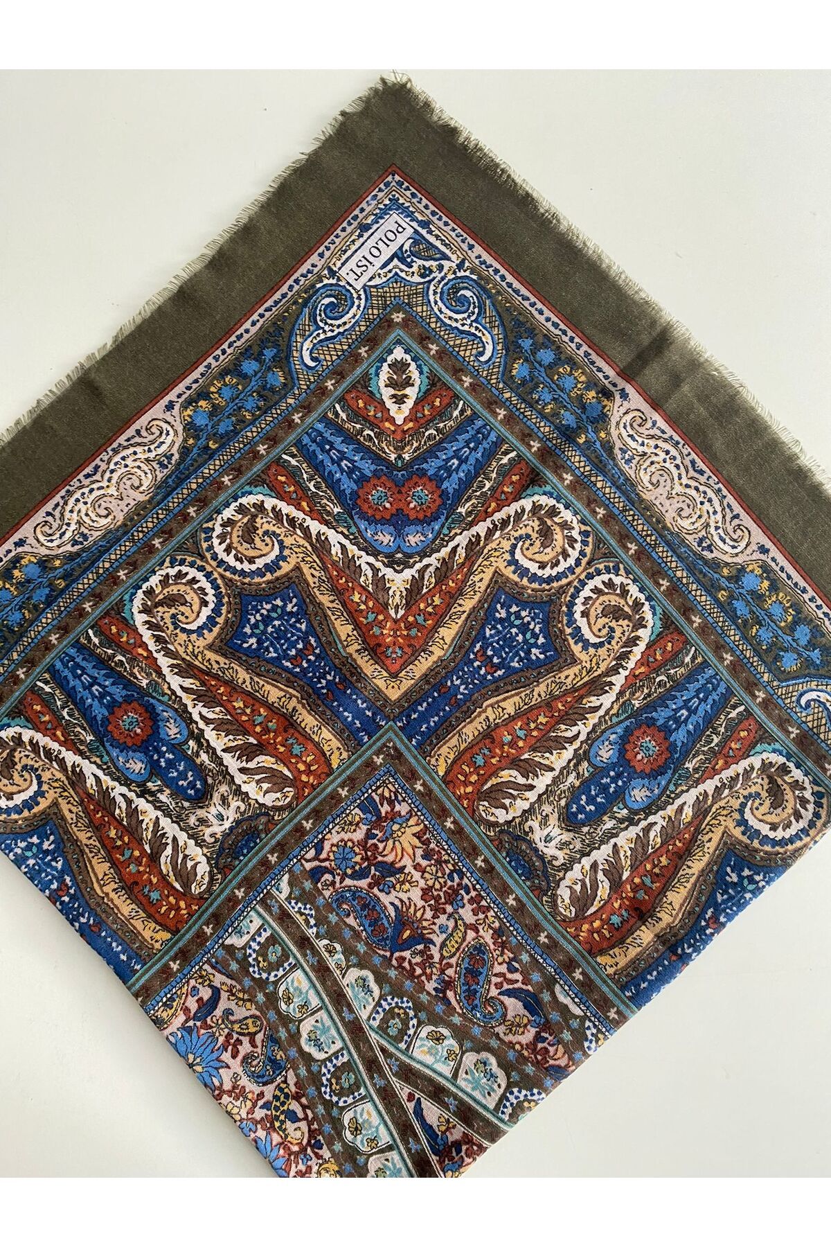 Eser Desen Tülbent Yazma - haki