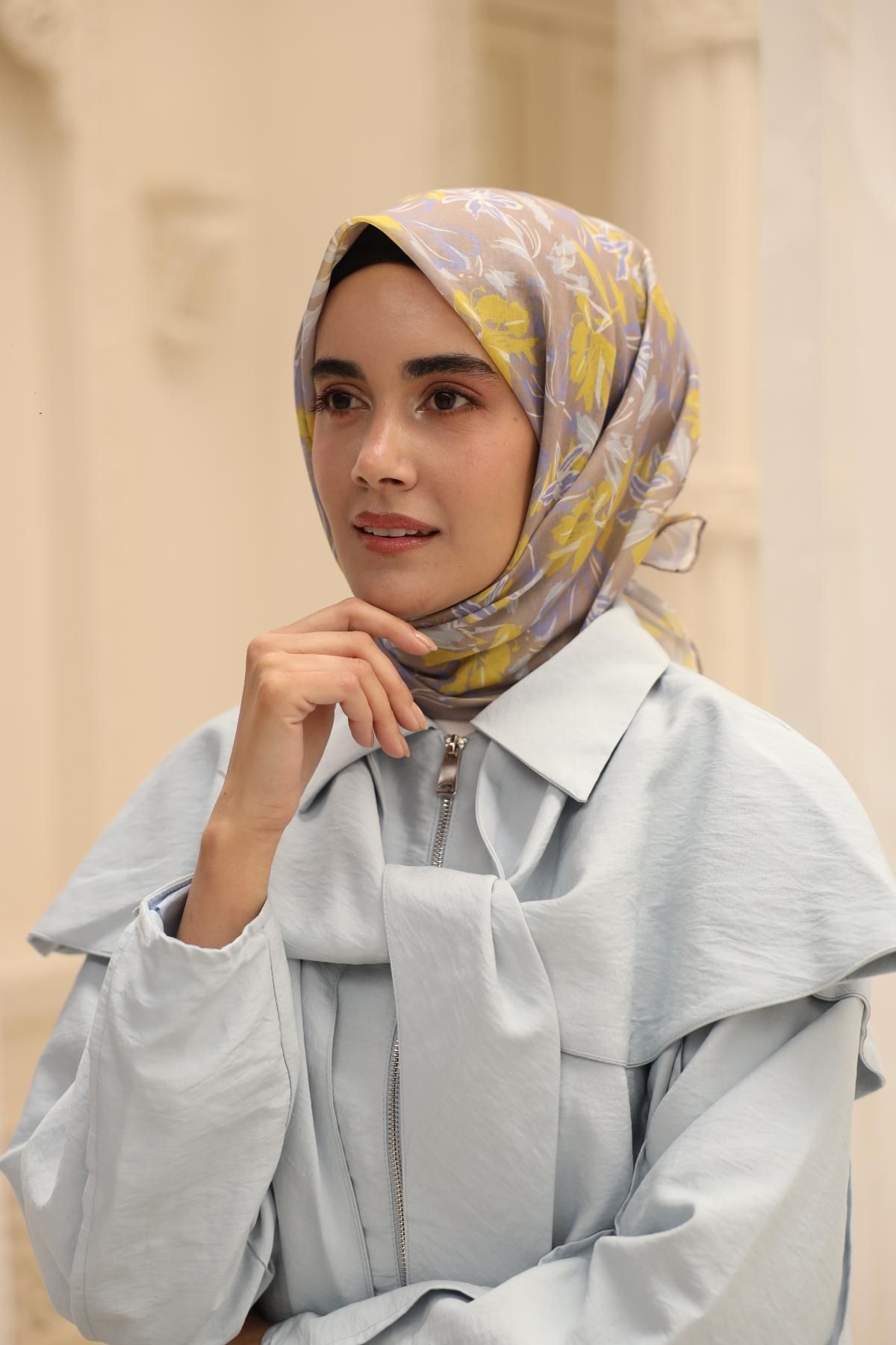 Neva Desen Soft Pamuk Eşarp
