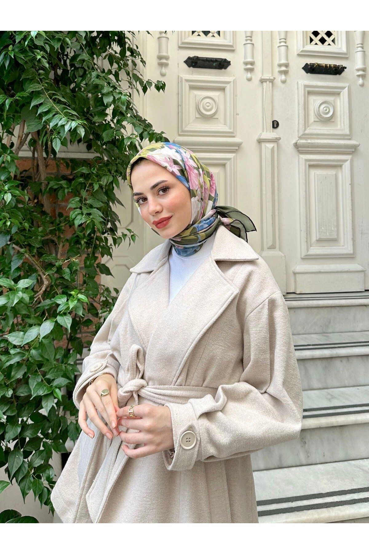 Pera Desen İnce Pamuk Eşarp