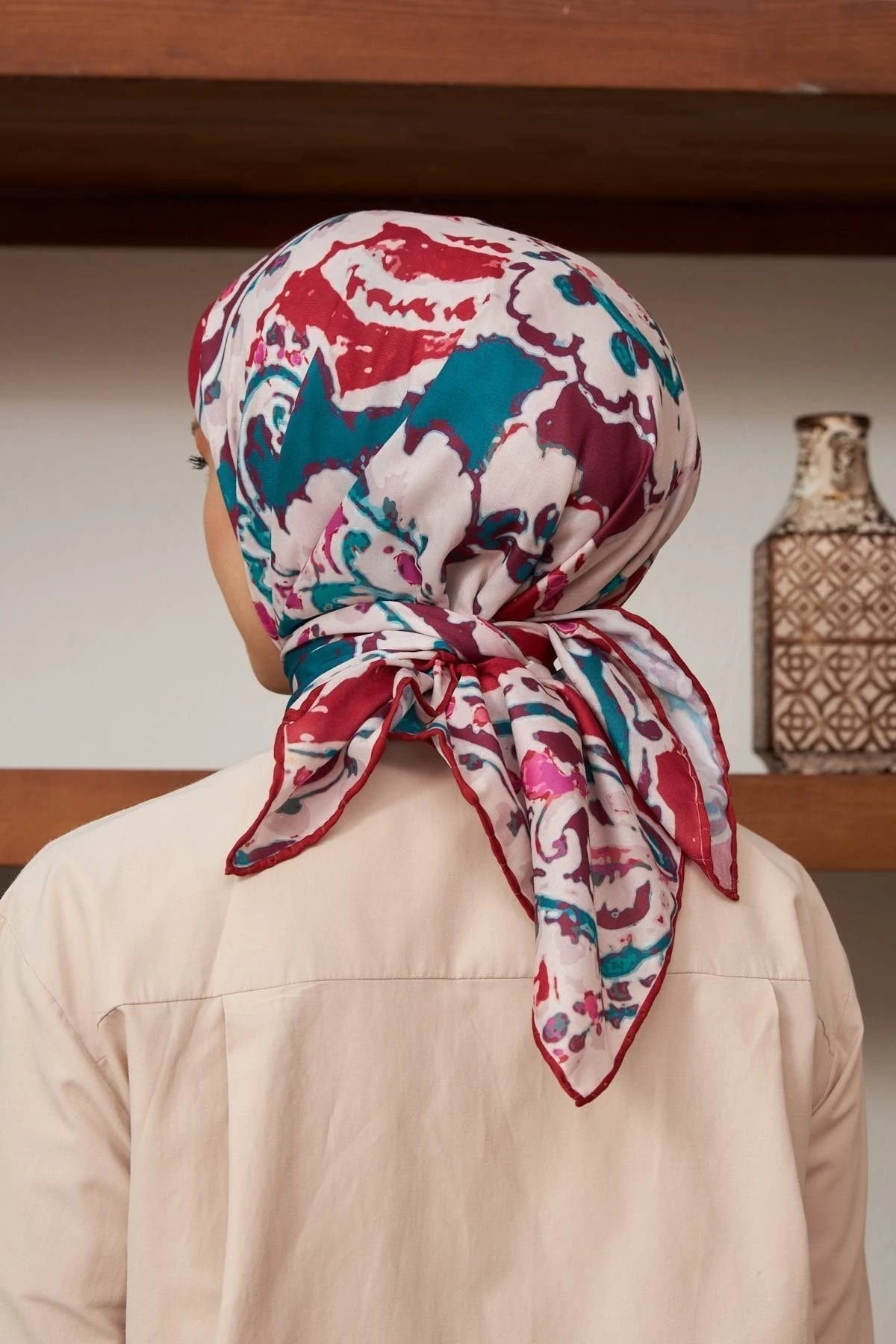 Ebru Desen Ince Pamuk Eşarp