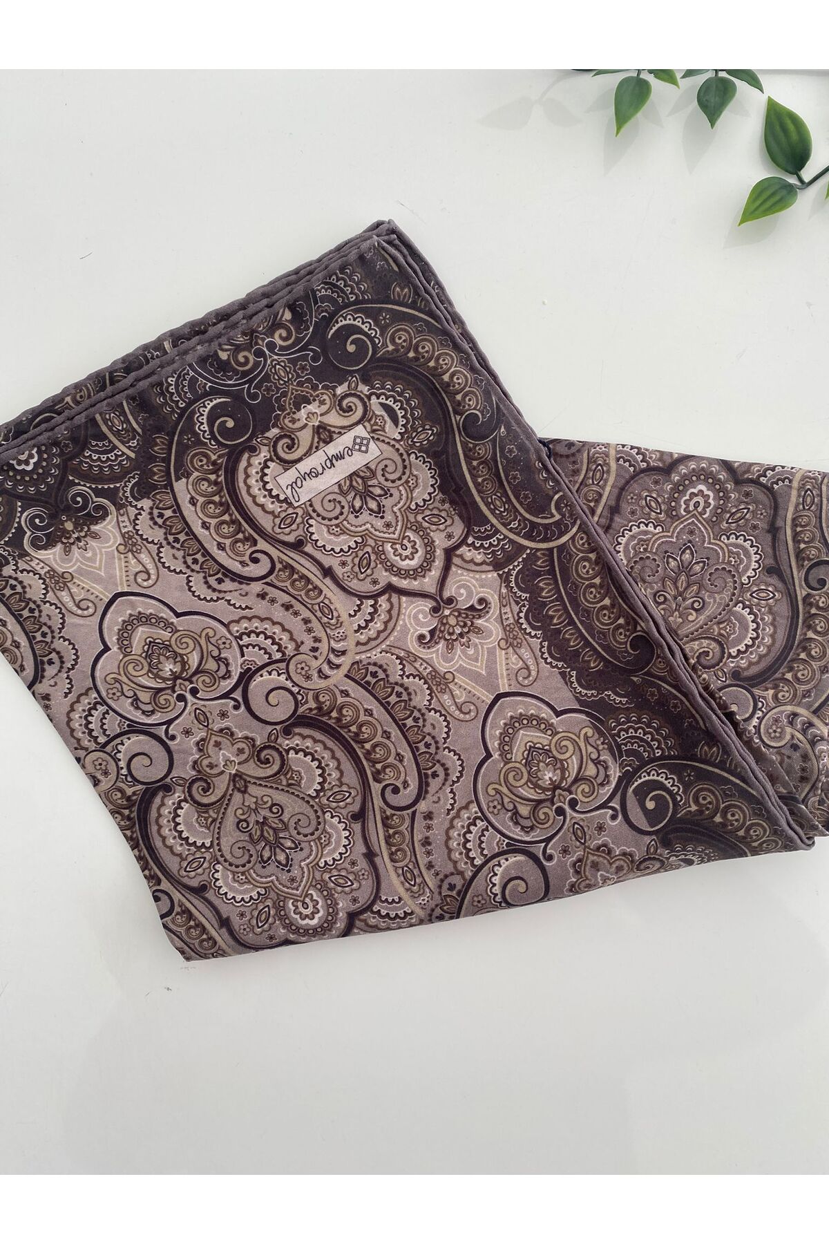 İnci Desen Lidia Eşarp - vizon