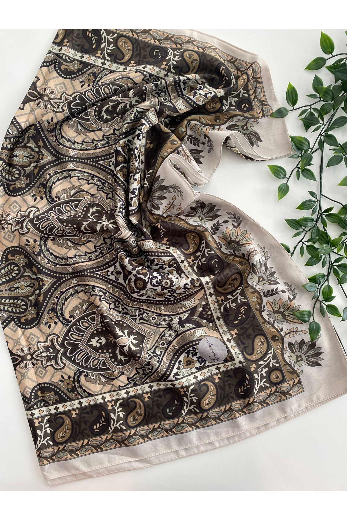 Eflin Desen Pamuk Şal - çağla