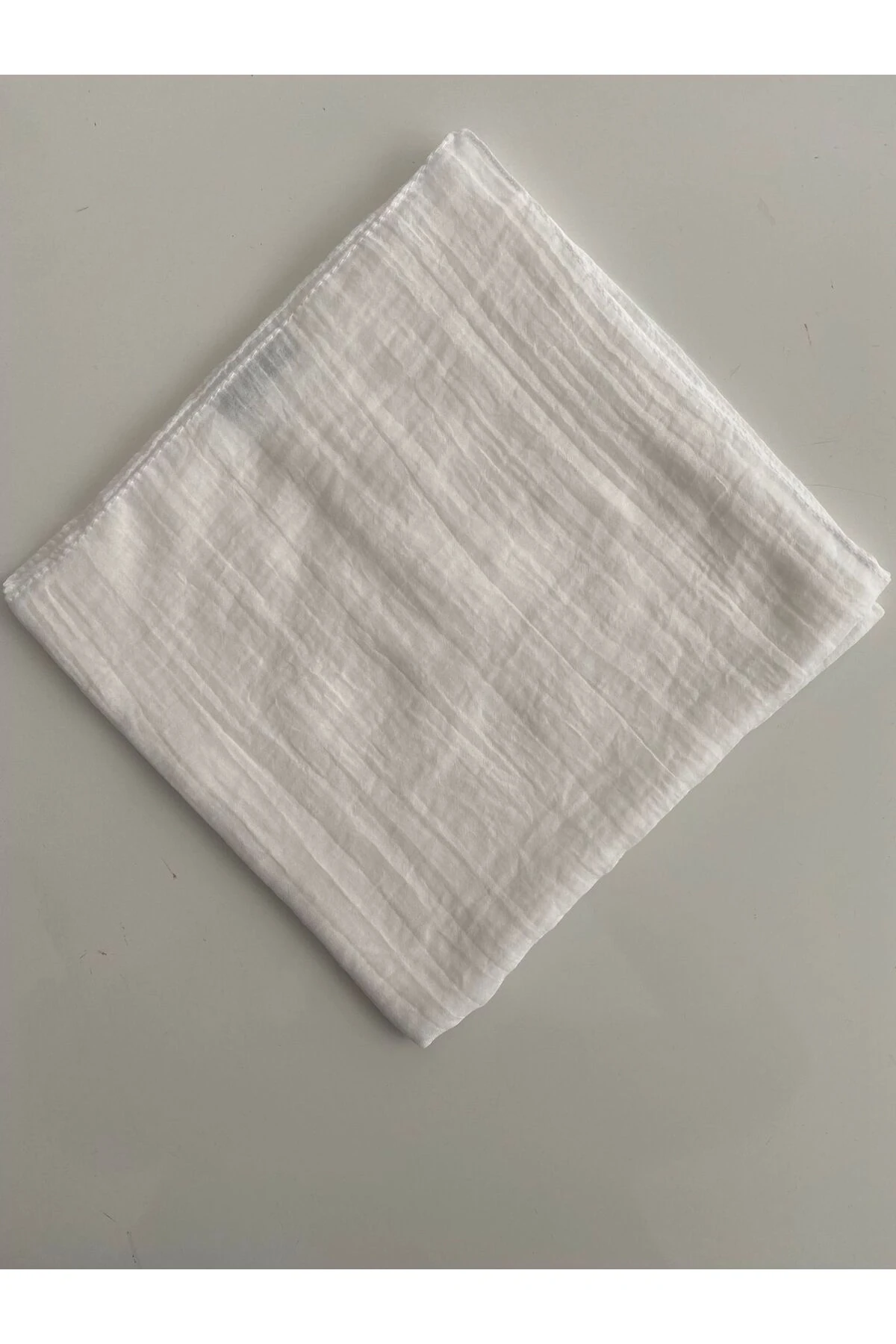 Müslin Eşarp - beyaz
