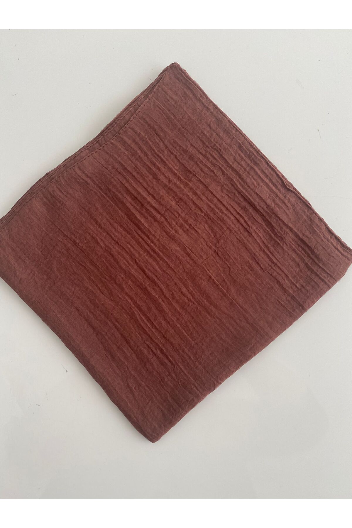 Müslin Eşarp - çikolata