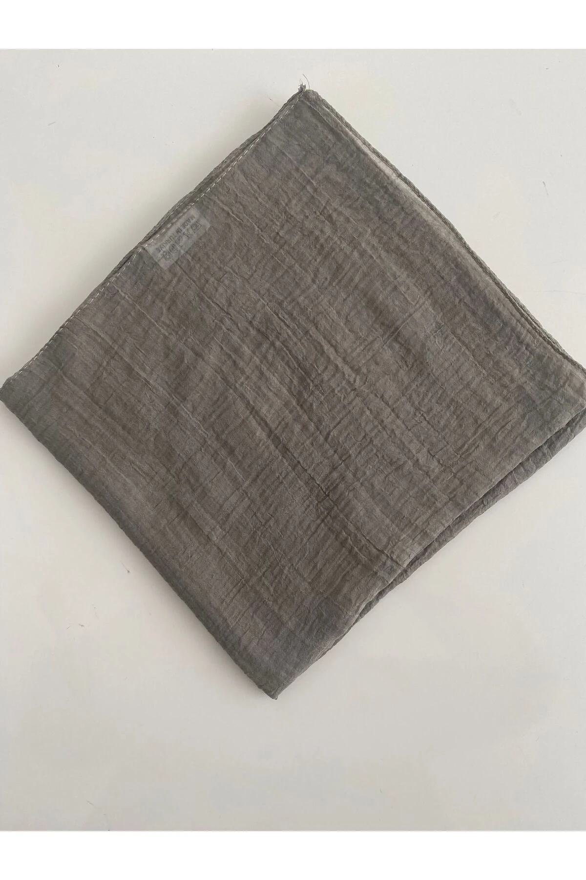 Müslin Eşarp - koyu taş