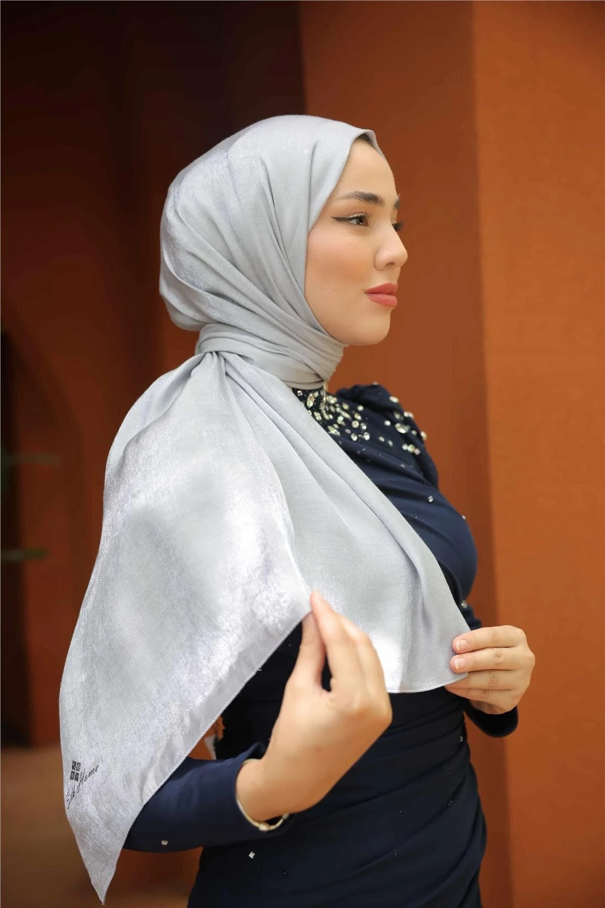 Pırıltı Şal 50001-03 - 03-gri