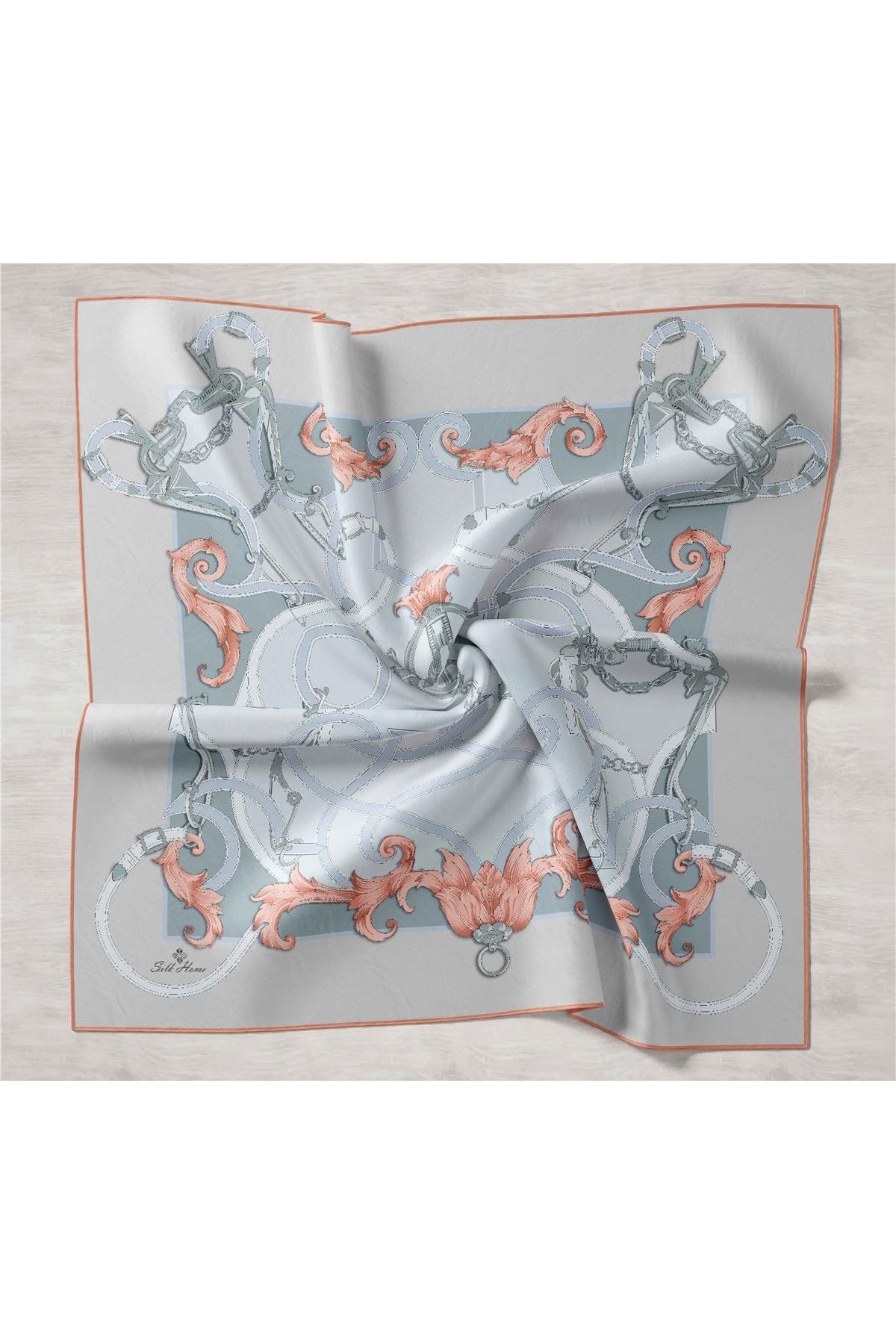 Kemer Desen Twill İpek Eşarp