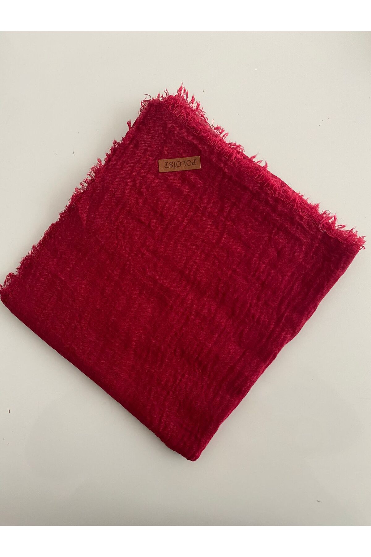 Bürümcük Tülbent Eşarp - vişne