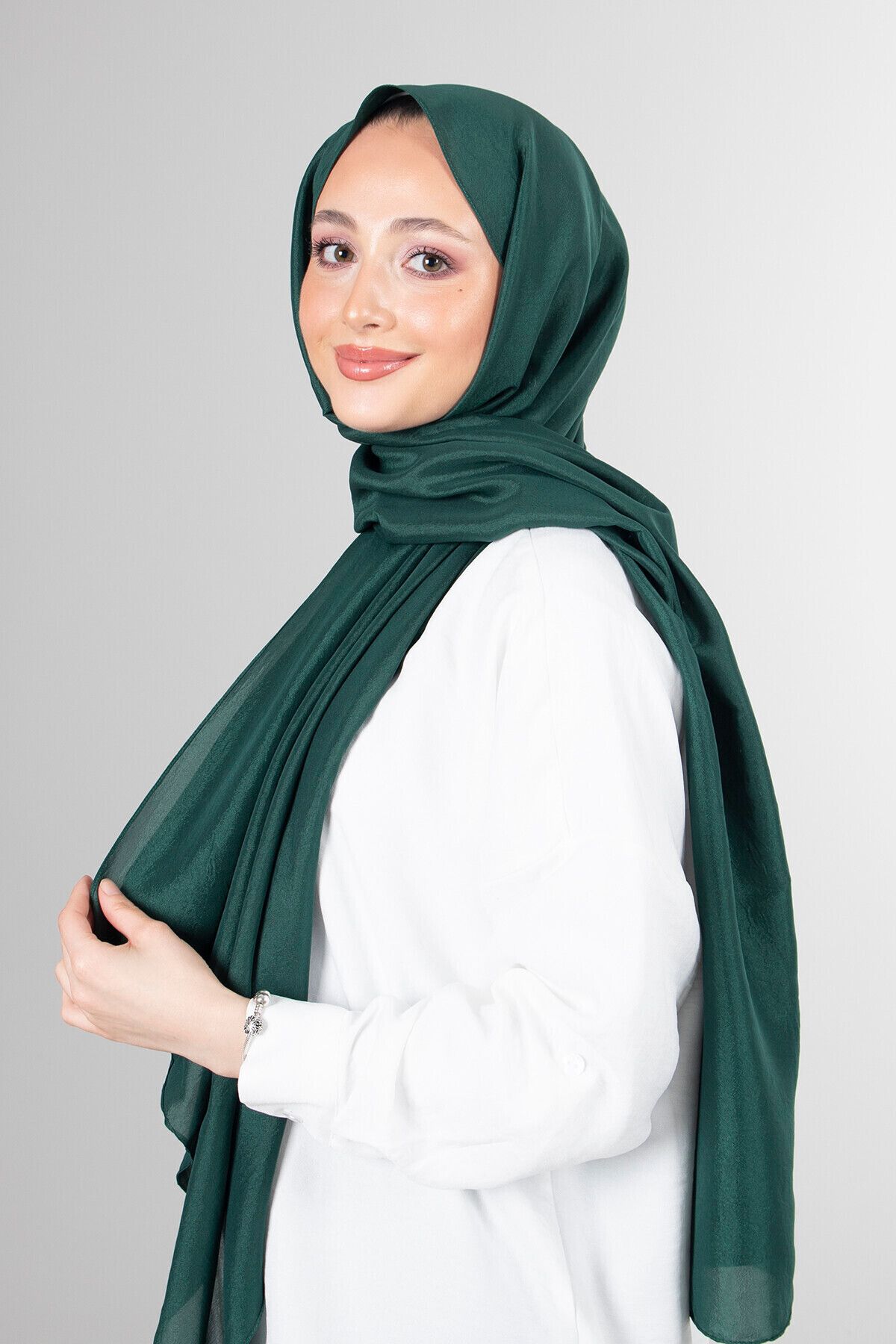 Brisa Vual Şal - zümrüt