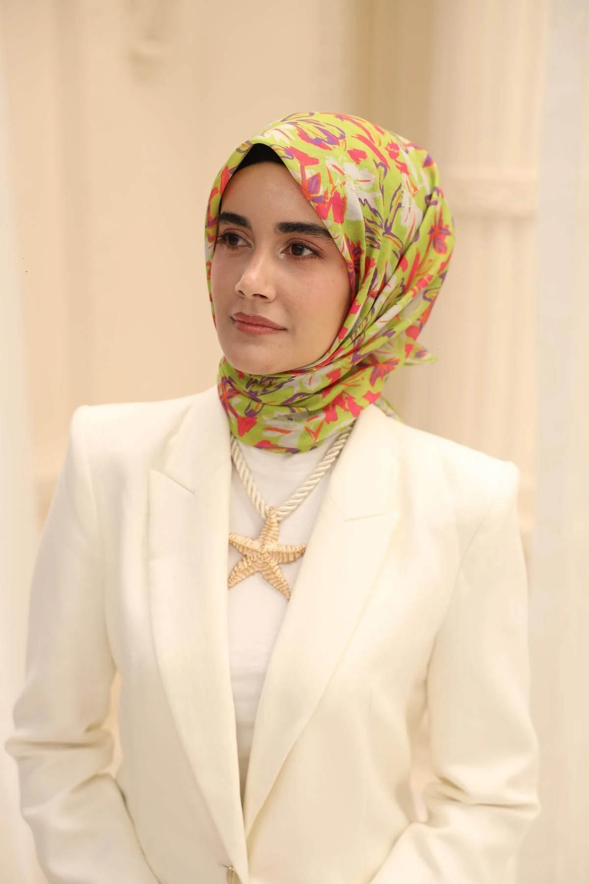 Neva Desen Soft Pamuk Eşarp