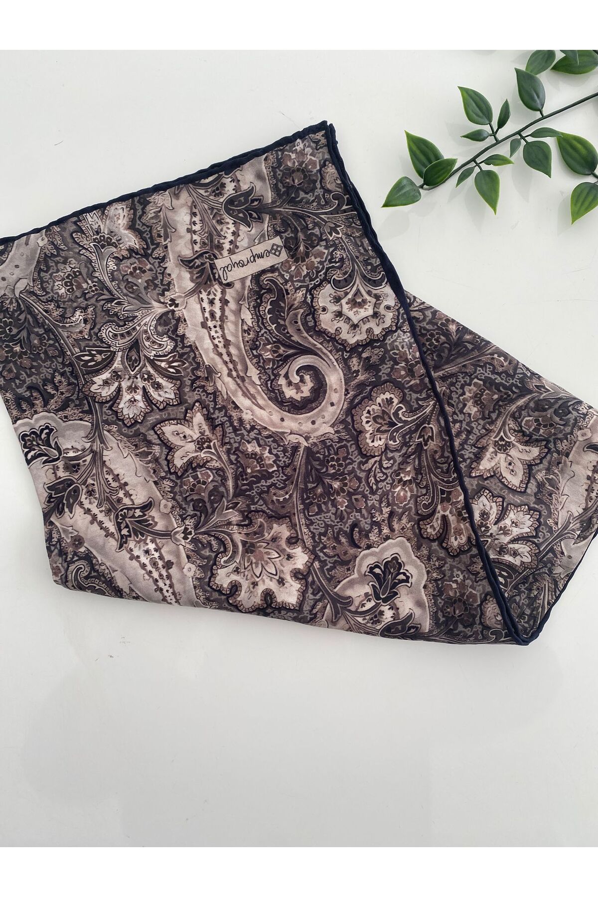 Hanegan Desen Lidia Eşarp - gri