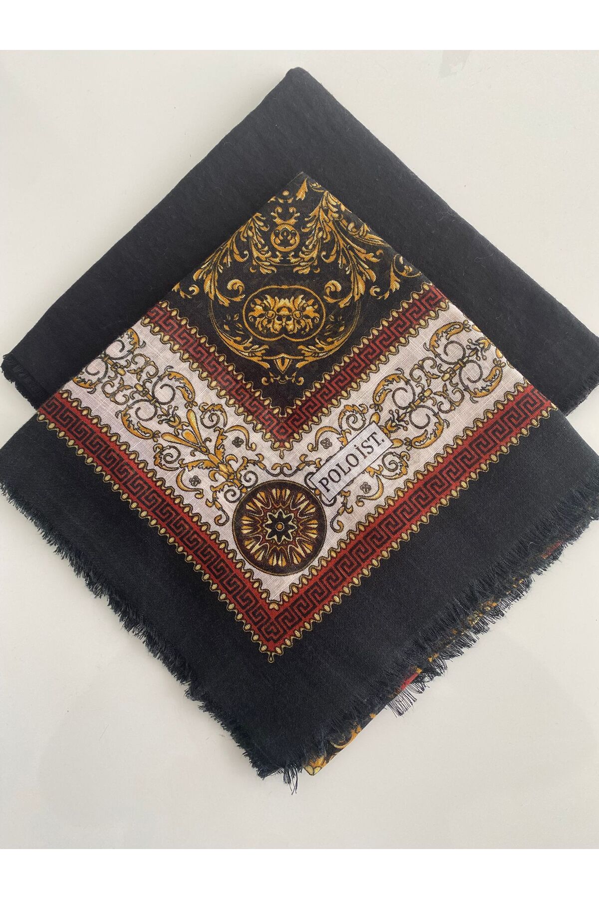 2 Adet Karışık Desenli Tülbent Yazma