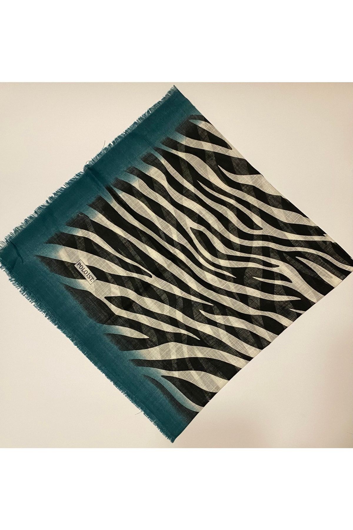 Zebra Desen Tülbent Yazma - benetton