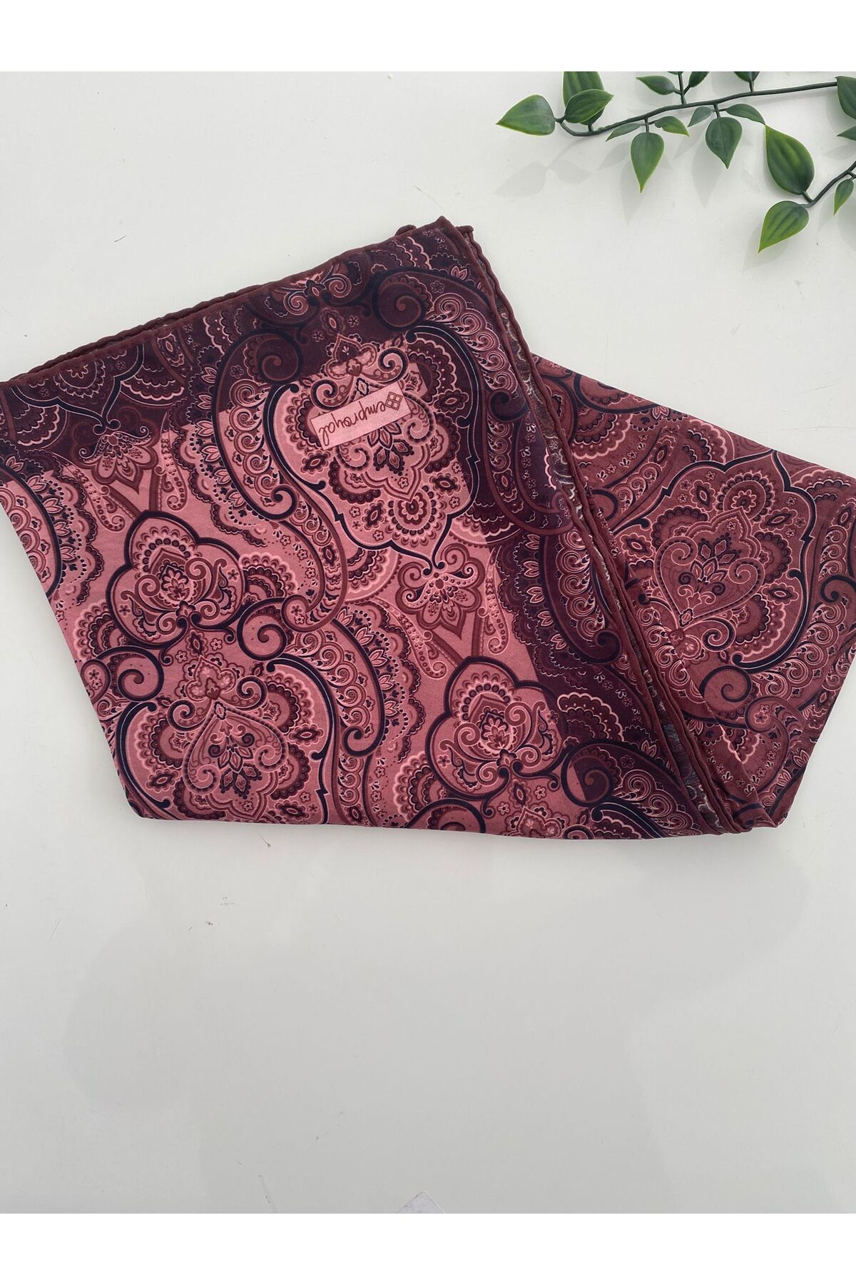 İnci Desen Lidia Eşarp - mürdüm