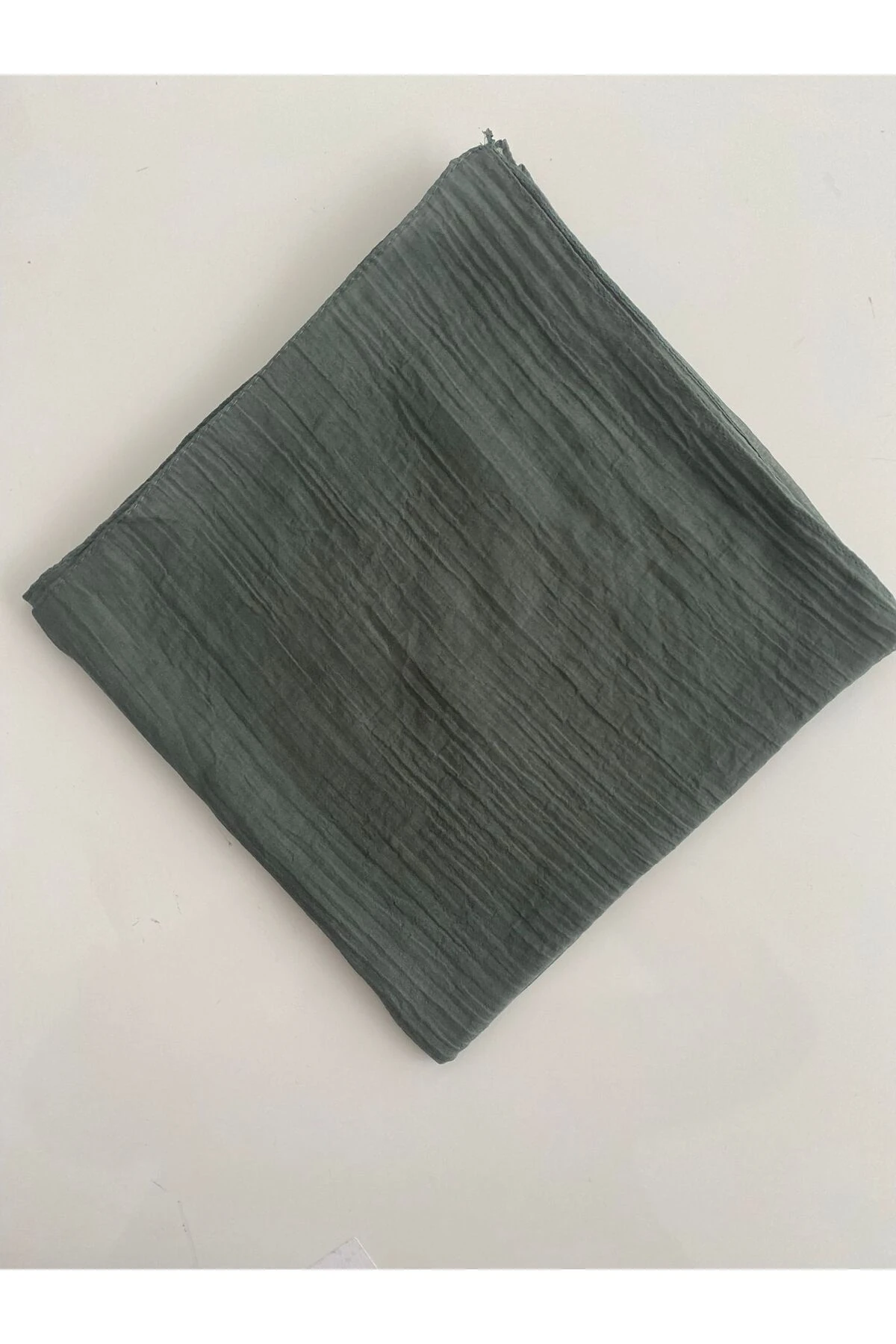 Müslin Eşarp - koyu yeşil