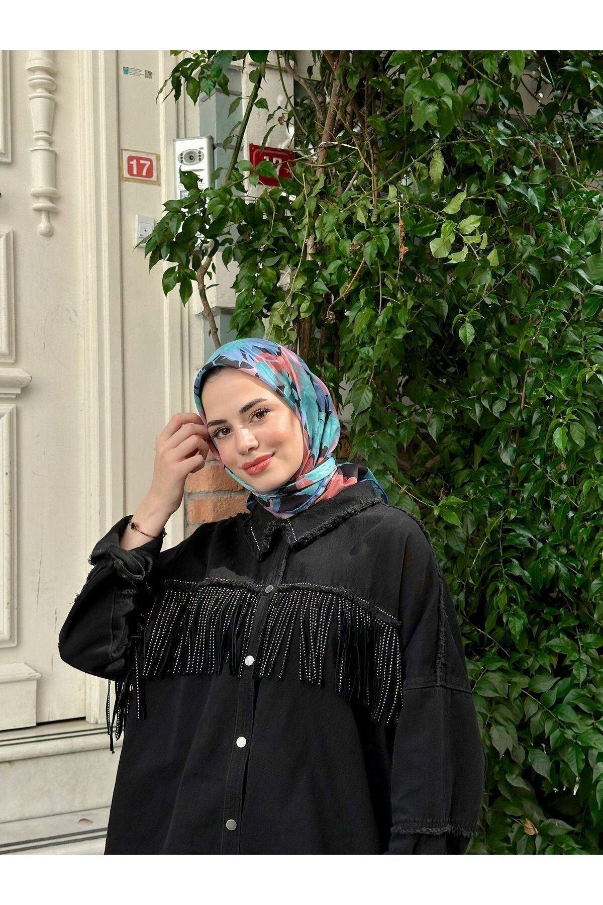 Pera Desen İnce Pamuk Eşarp