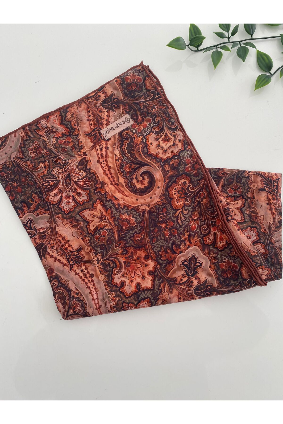 Hanegan Desen Lidia Eşarp - bordo