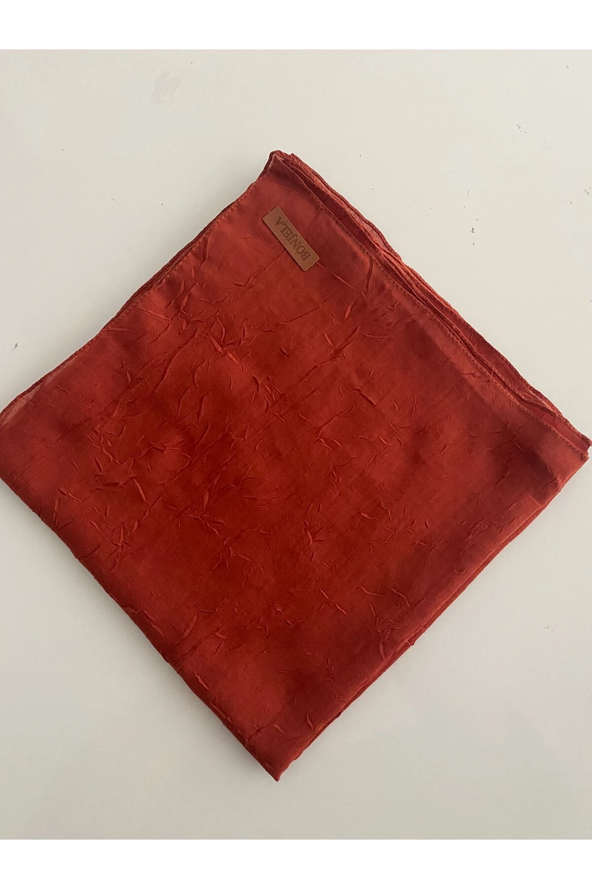 Bambu Kraş Eşarp - taba