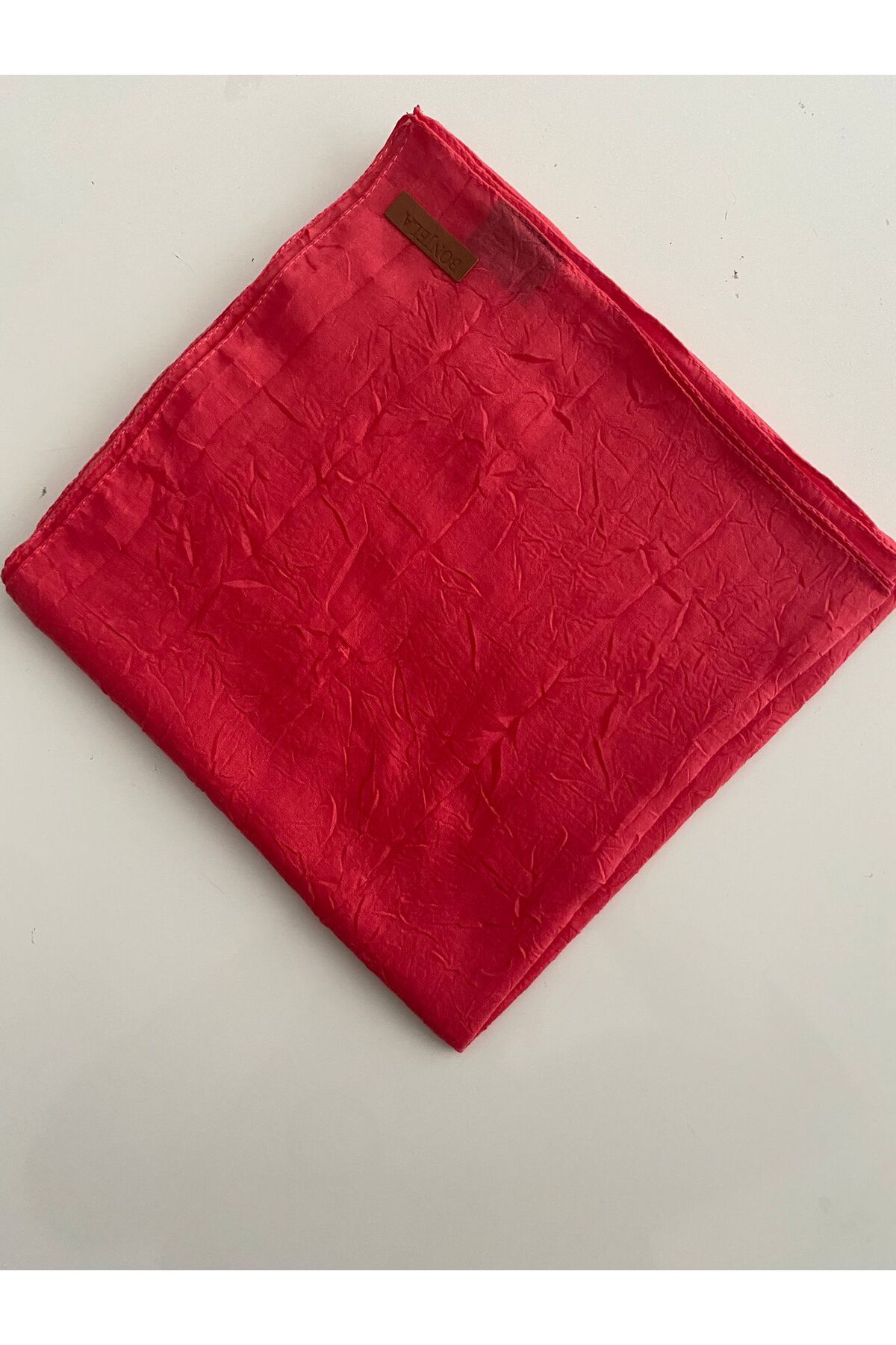 Bambu Kraş Eşarp - nar çiçeği