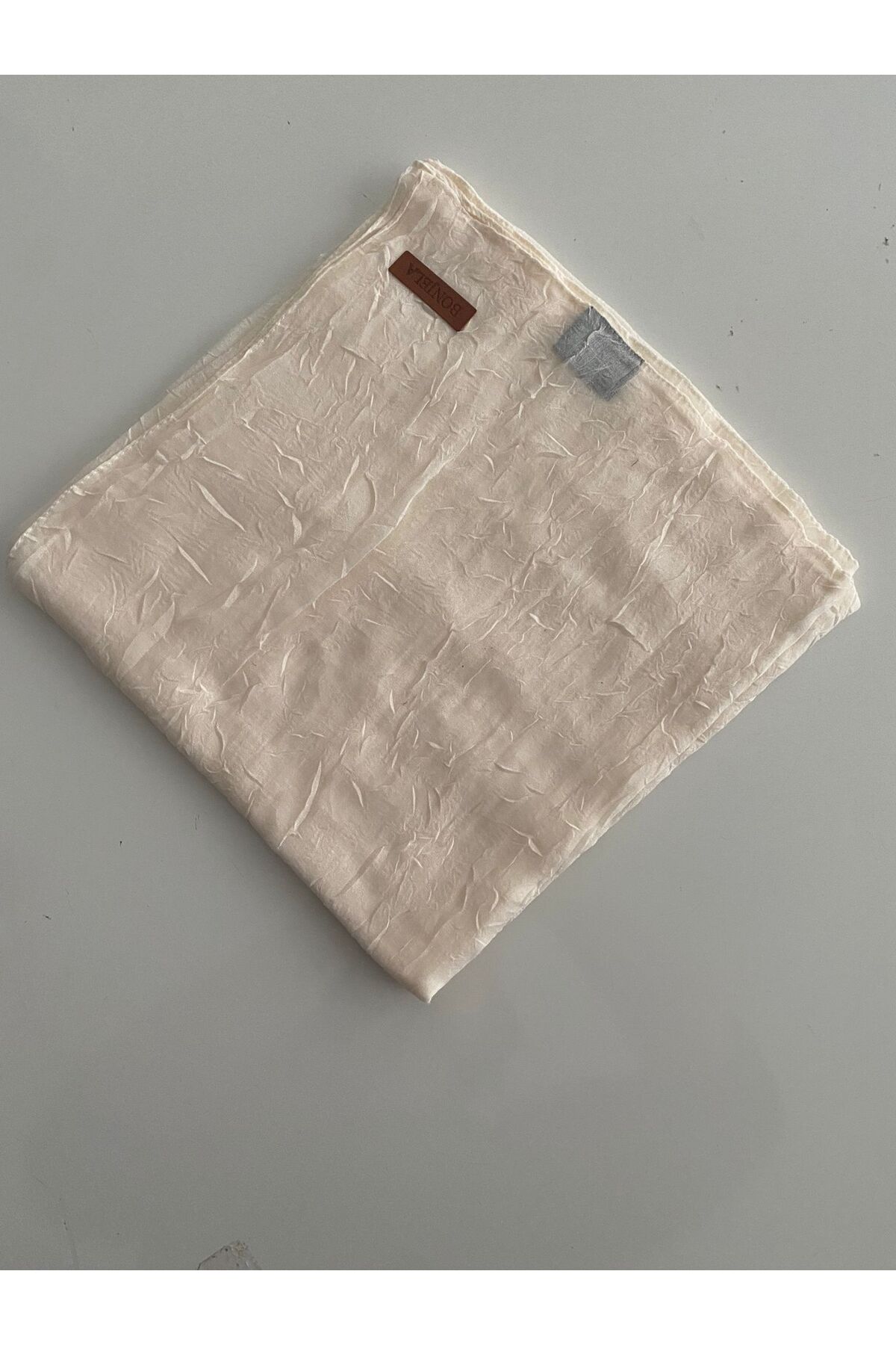 Bambu Kraş Eşarp - ekru