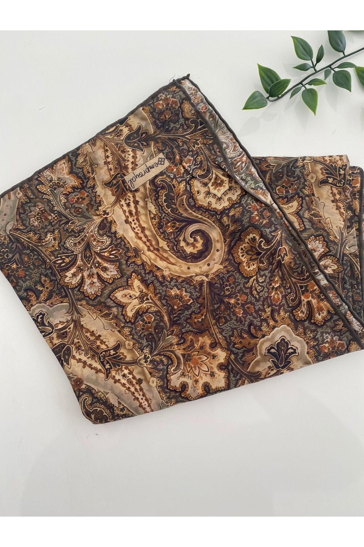 Hanegan Desen Lidia Eşarp - hardal