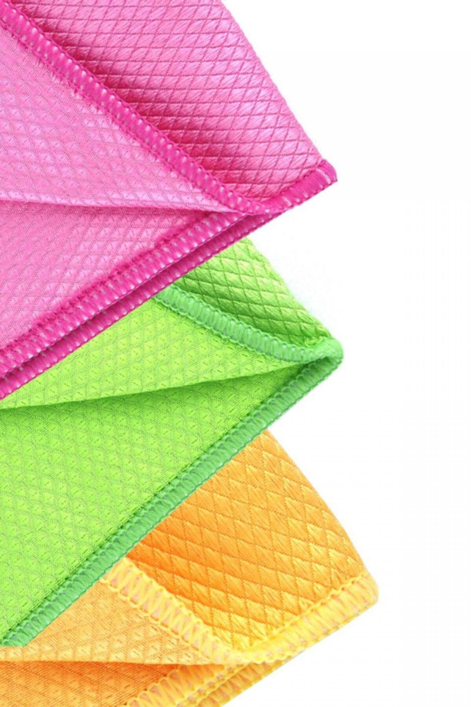 Silver Home Mikrofiber Baklava Desen Cam Temizlik Bezi 50x70 9533