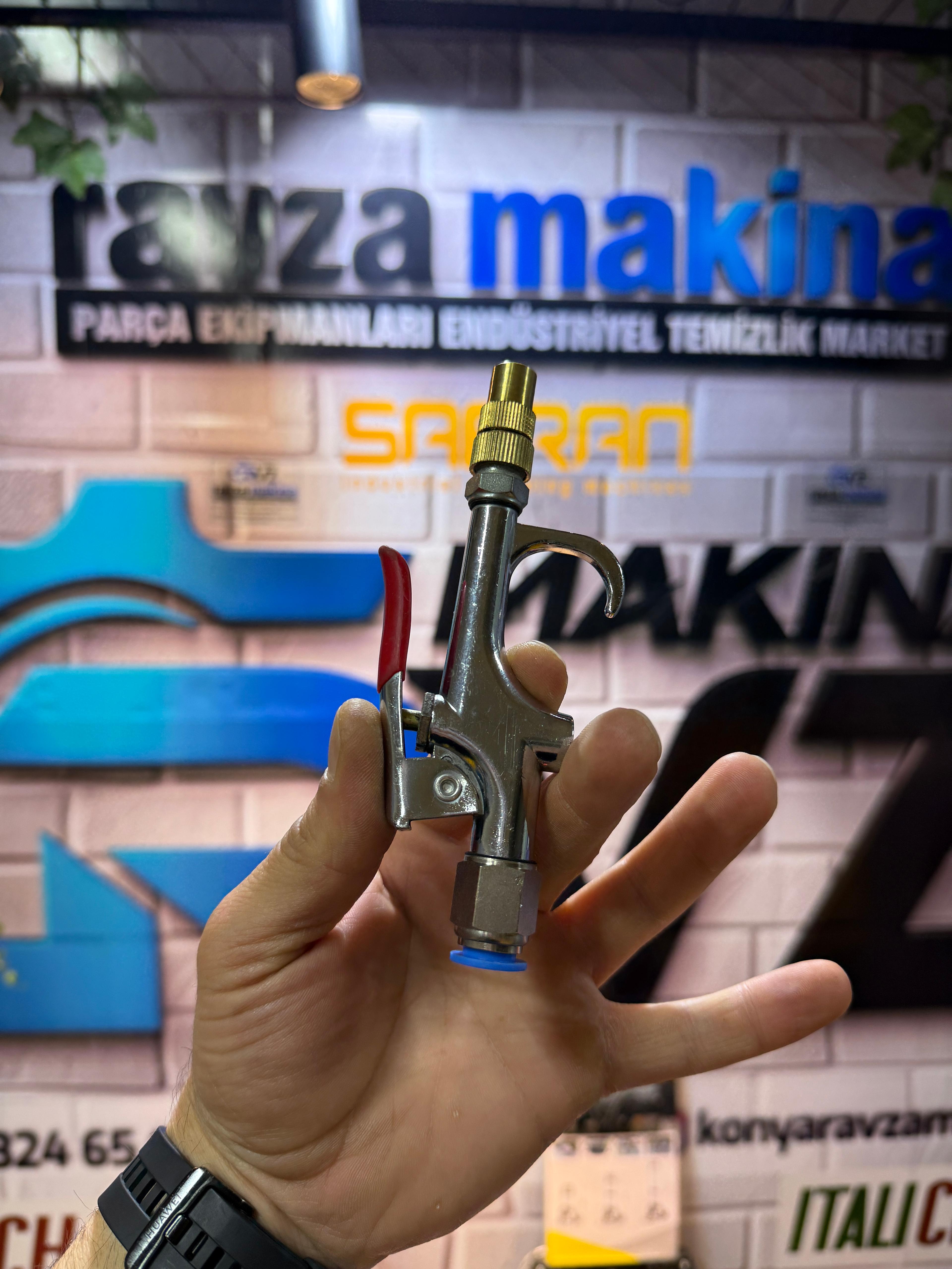 Rvz Gagalı Krom Modeli Ucu Ayarlanabilir İlaçlama Tetiği - 8 MM Jaklı
