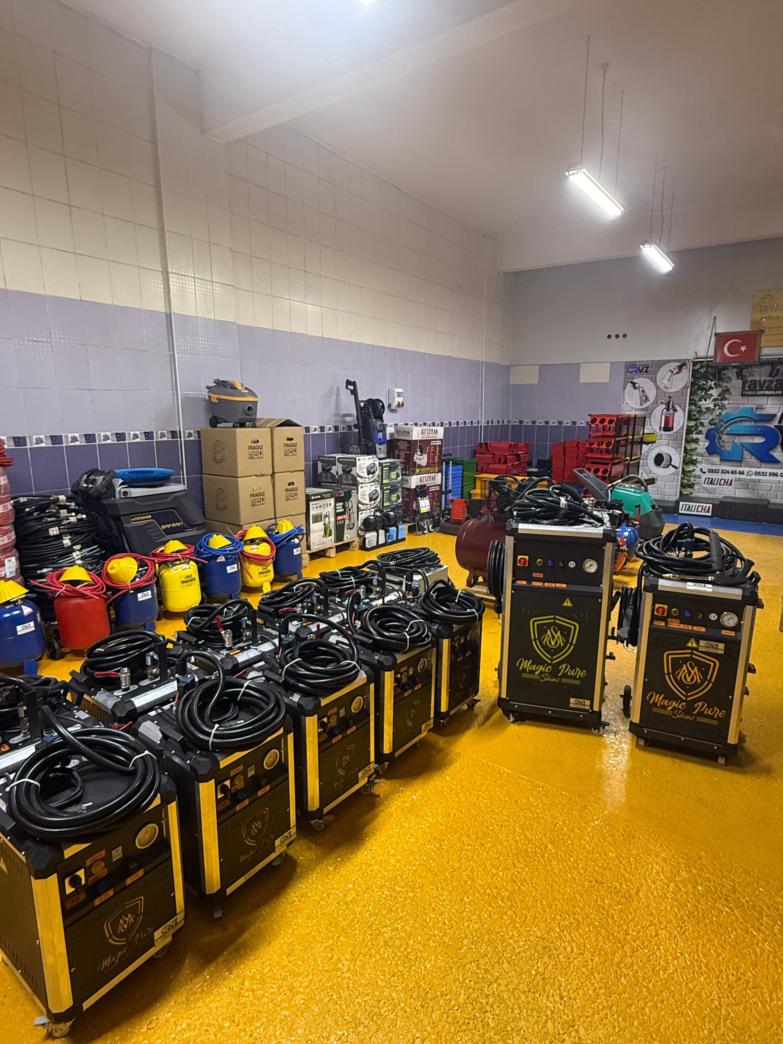 Rvz 40 Lt Kapasiteli Yeni Nesil Profesyonel Buhar Makinesi