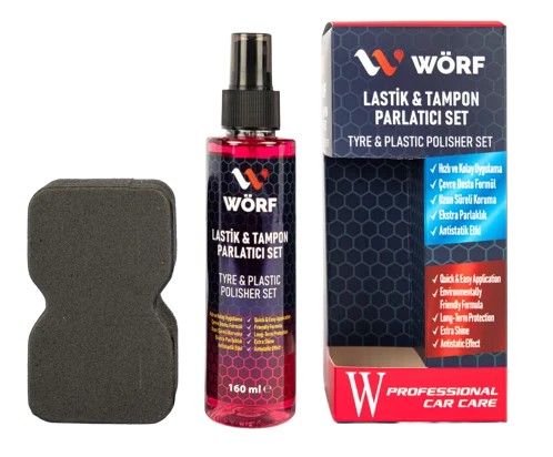 Wörf Lastik Tampon Cilası Set 160 ML.