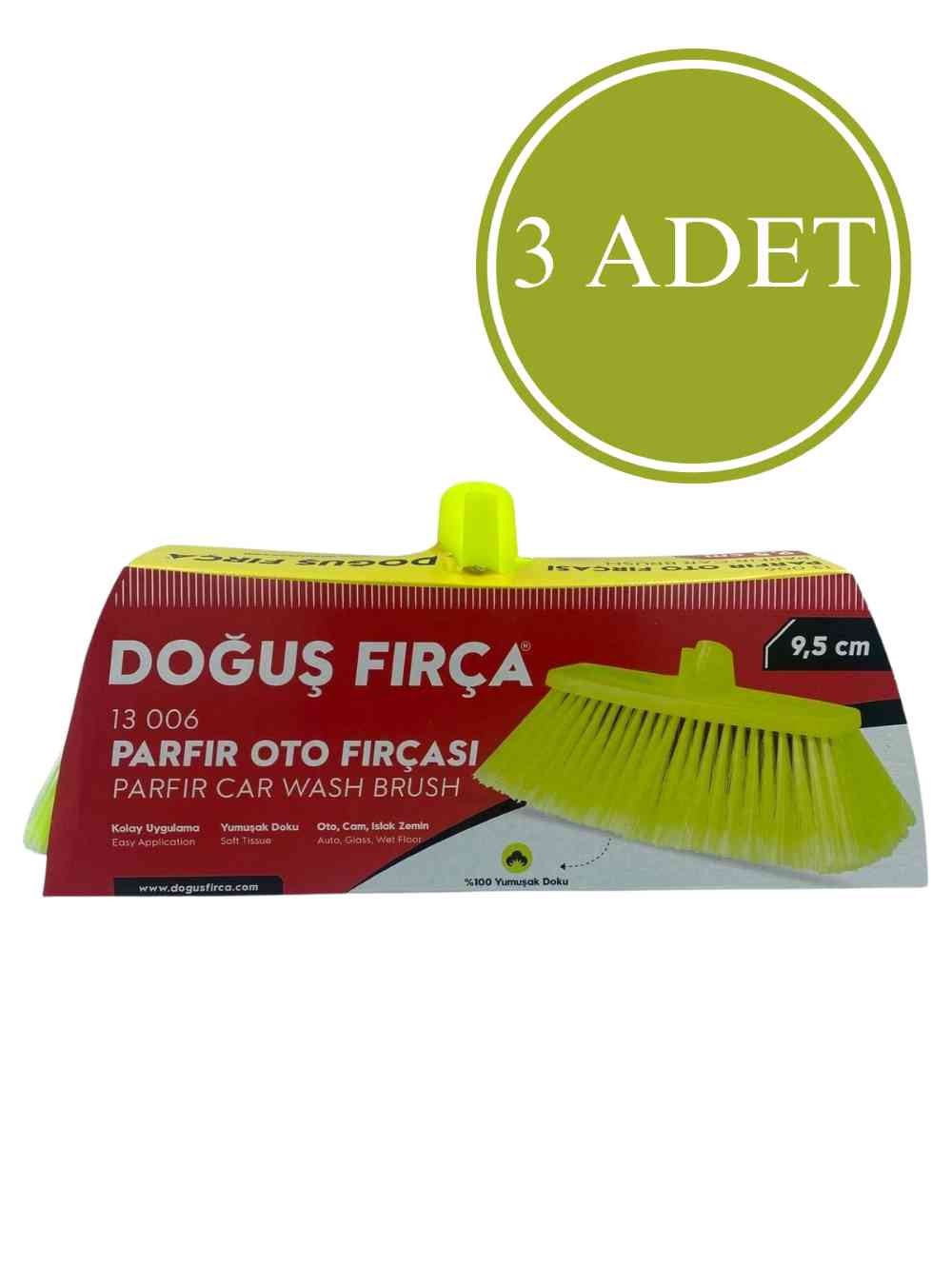 Doğuş Parfır Oto Yıkama Fırçası 3'lü Set