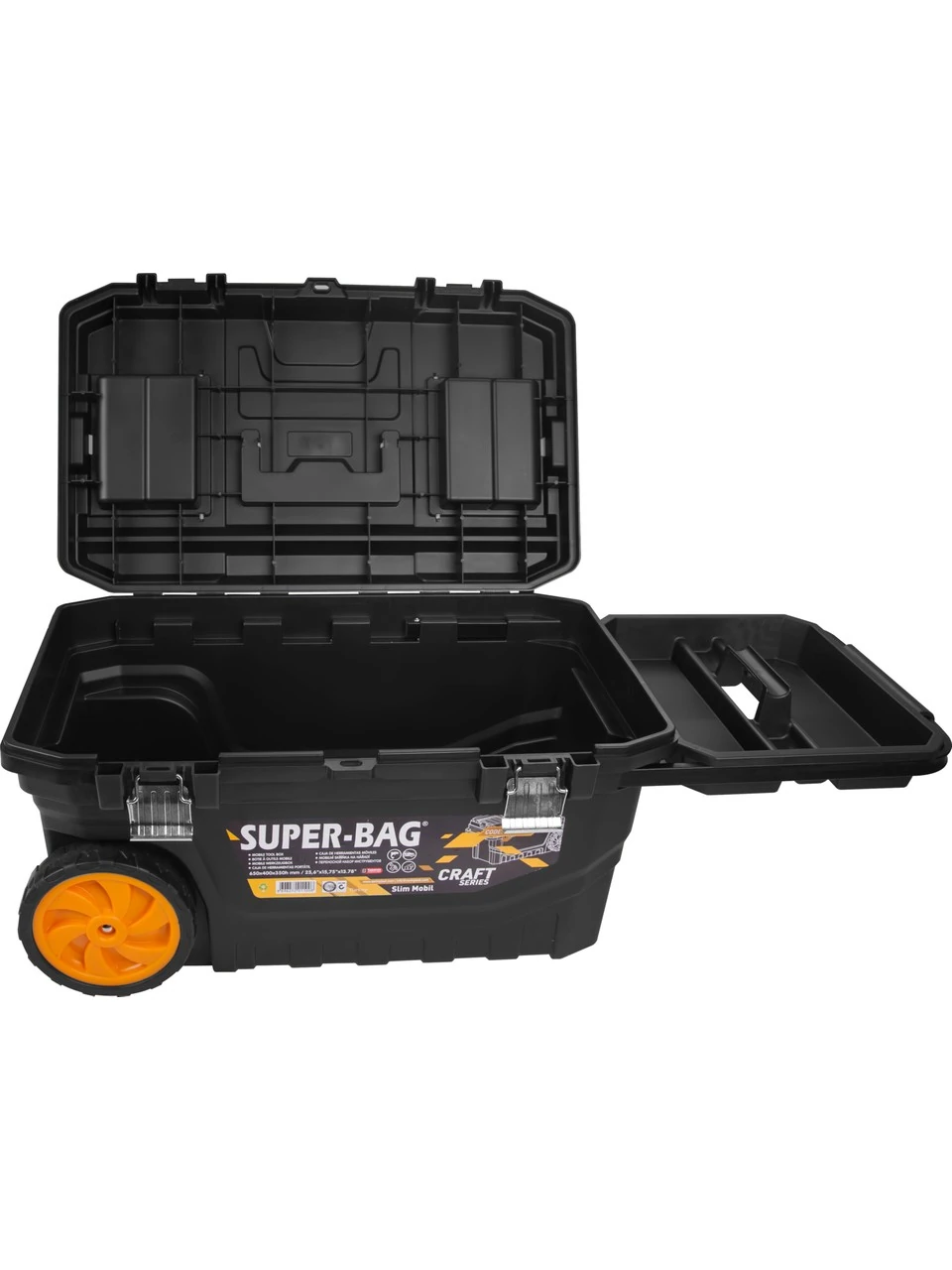 Süper Bag Takım Çantası Slim Mobil Tekerlekli Craft Serisi ASR-4024