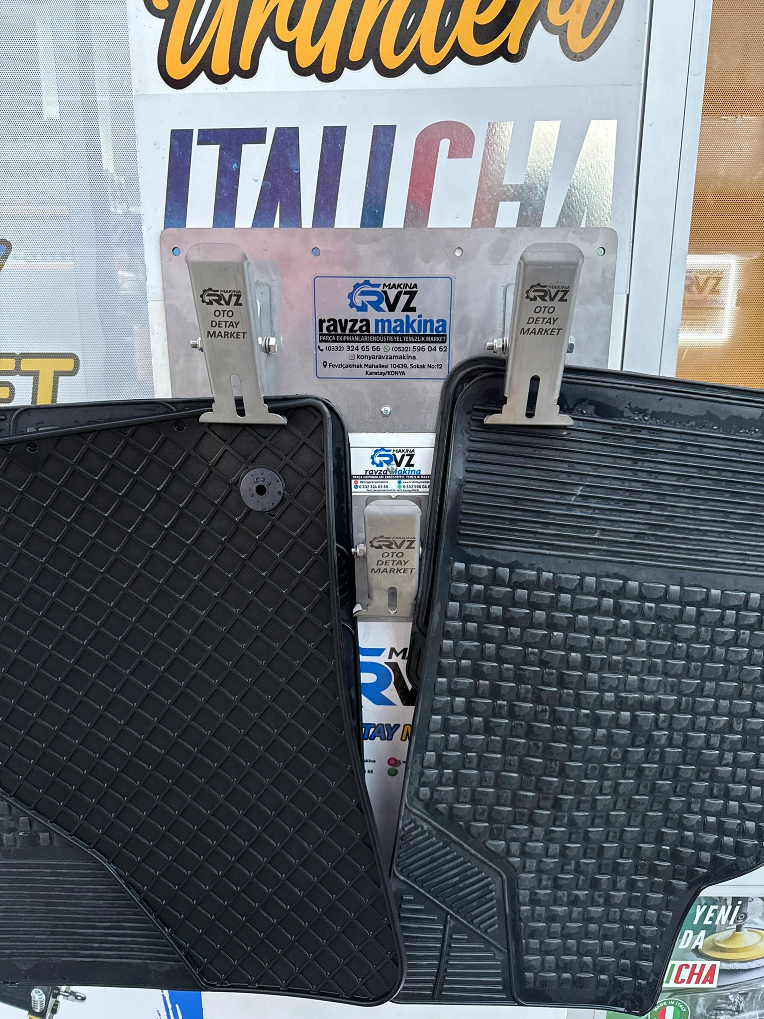 Rvz Krom Paslanmaz Çiftli Oto Paspas Tutacağı - 1 Adet