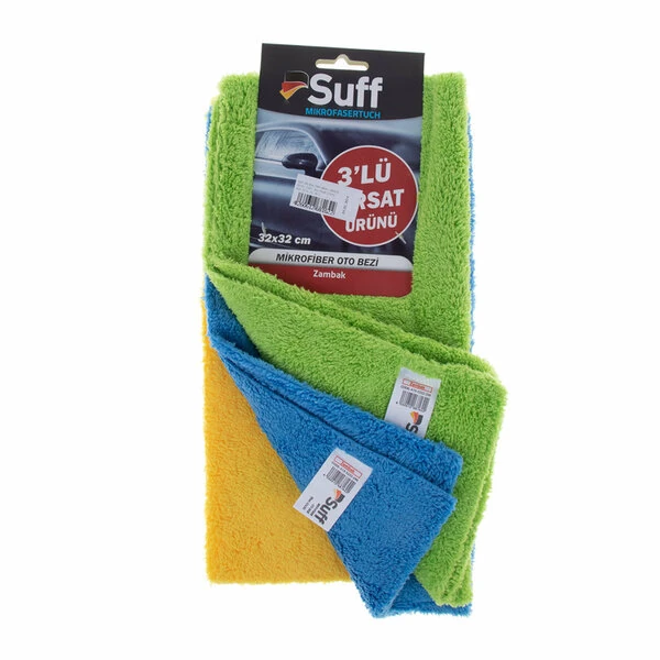 Suff Oto Bezi Mikrofiber Zambak (Lilie) 32x32 3'lü Fırsat Ürünü 1622