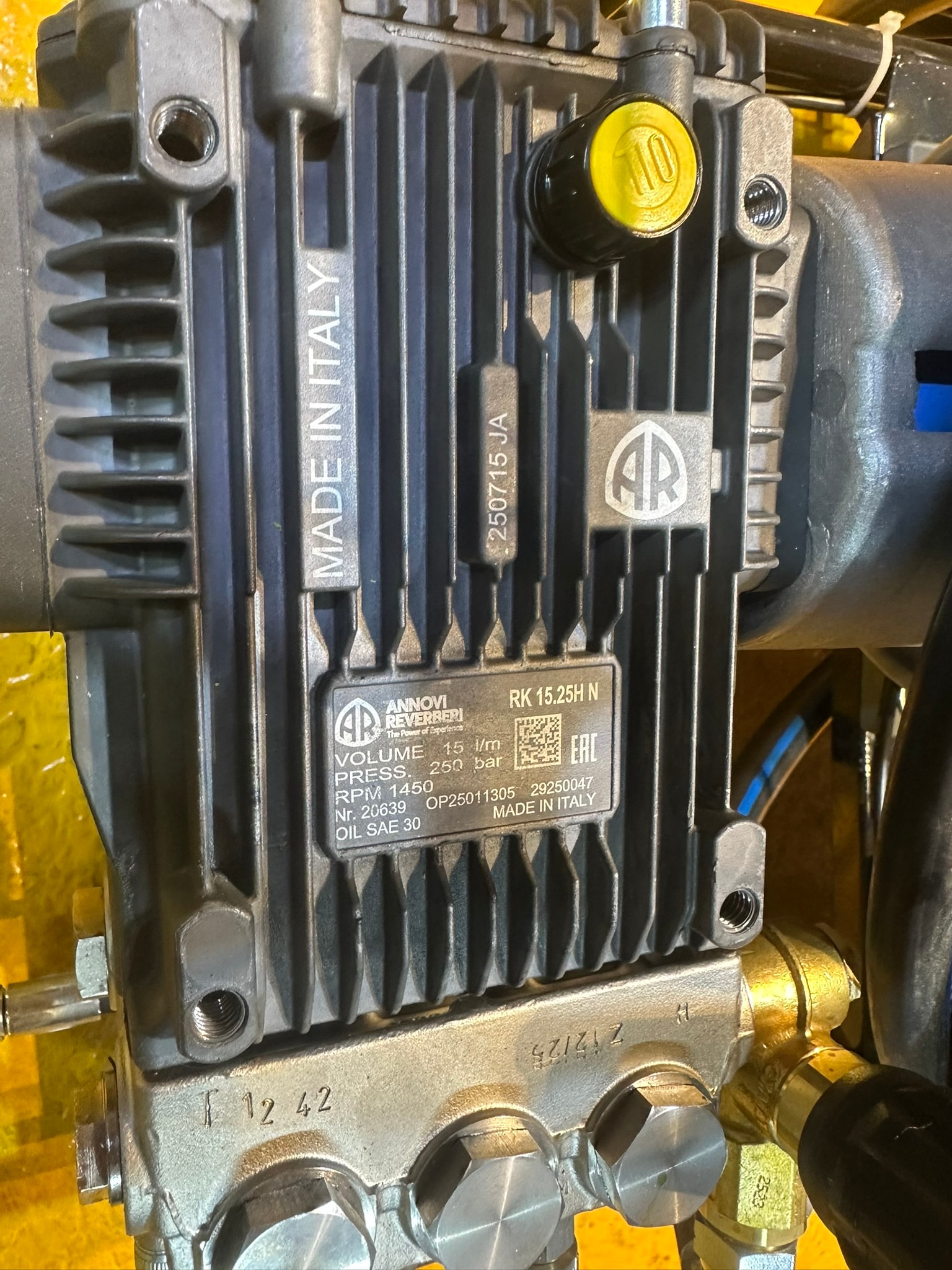 Rvz 250 Bar (380 V) Ar İtalyan Pompa Basınçlı Oto Yıkama Tazzik Makinası