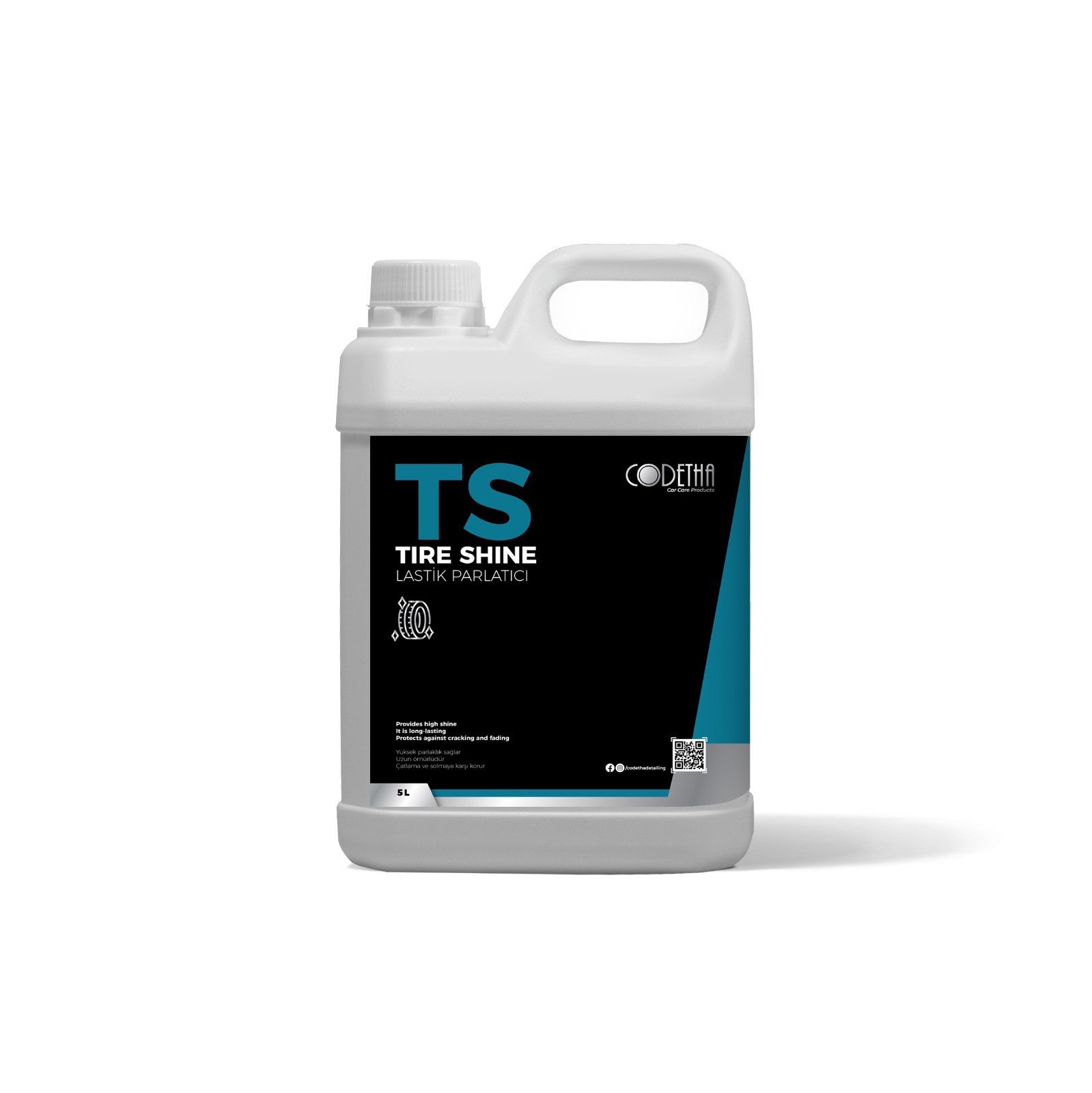 Codetha TS Jel Tire Shine (Jel Lastik Parlatıcı) 5 Lt.