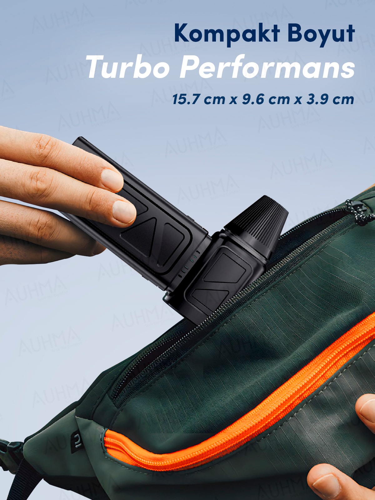 Auhma AHV-12 Turbo Jet Fan 130.000RPM Fırçasız Motorlu Elektrikli Hava Kompresörü – 4 Vitesli, Taşınabilir Çantalı