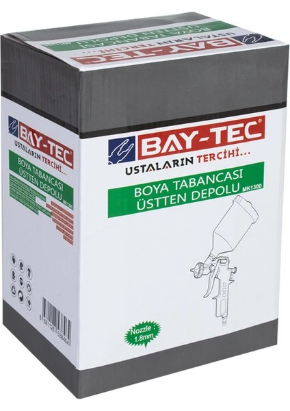 Bay-Tec Üstten Depolu Boya Tabancası MK1300