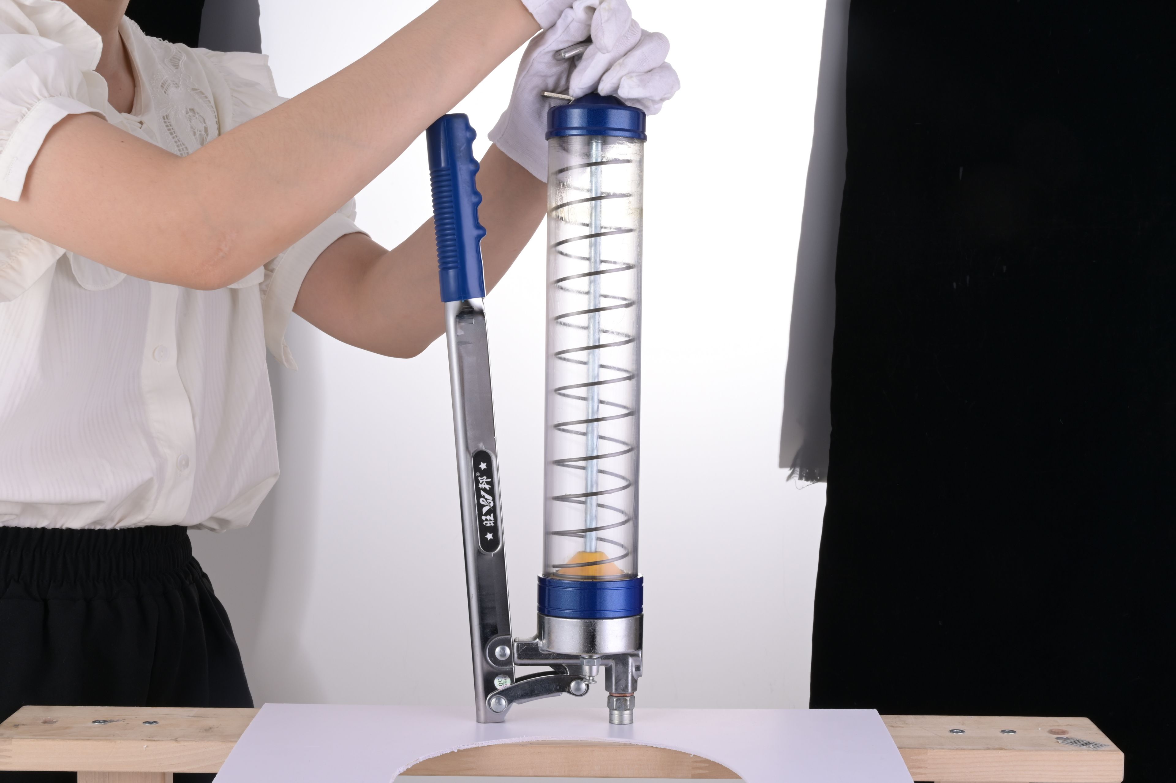 Rvz Şeffaf Gres El Pompası Kırılmaz Sert Plastik