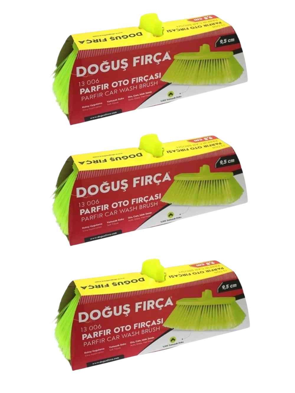 Doğuş Parfır Oto Yıkama Fırçası 3'lü Set